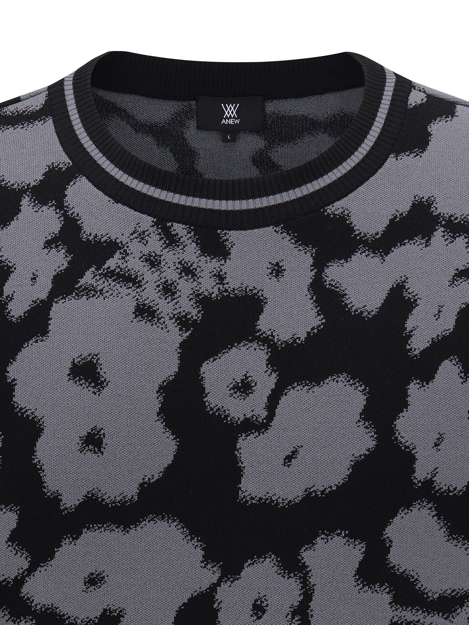 MEN FA FLOWER PATTERN SWEATER