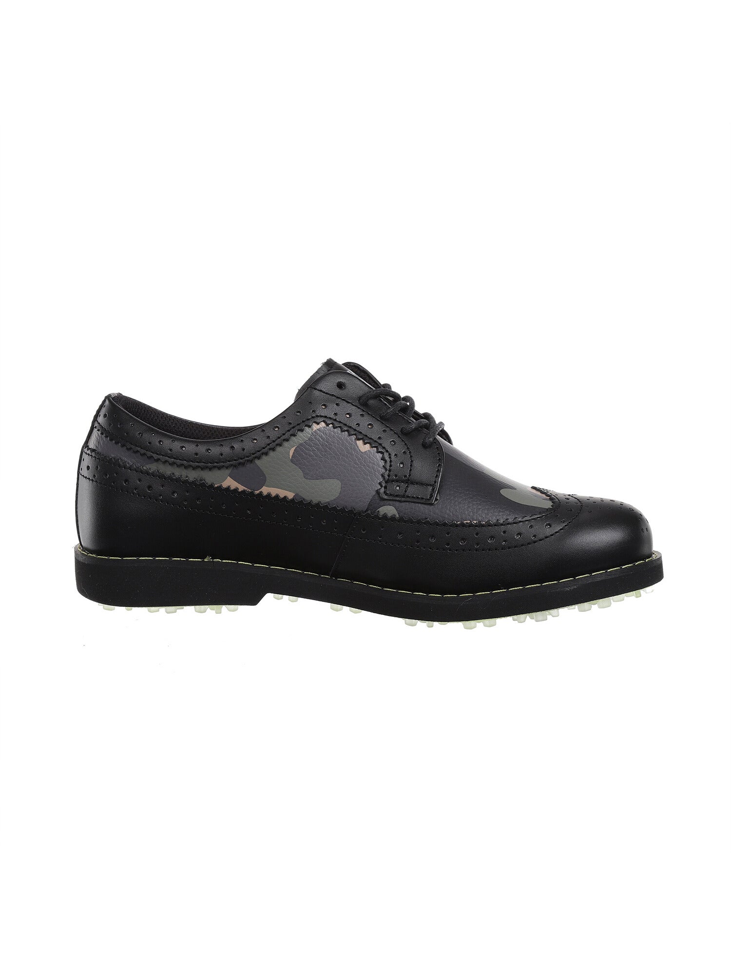 WOMEN Camo Wing Tip Brogue Shoes