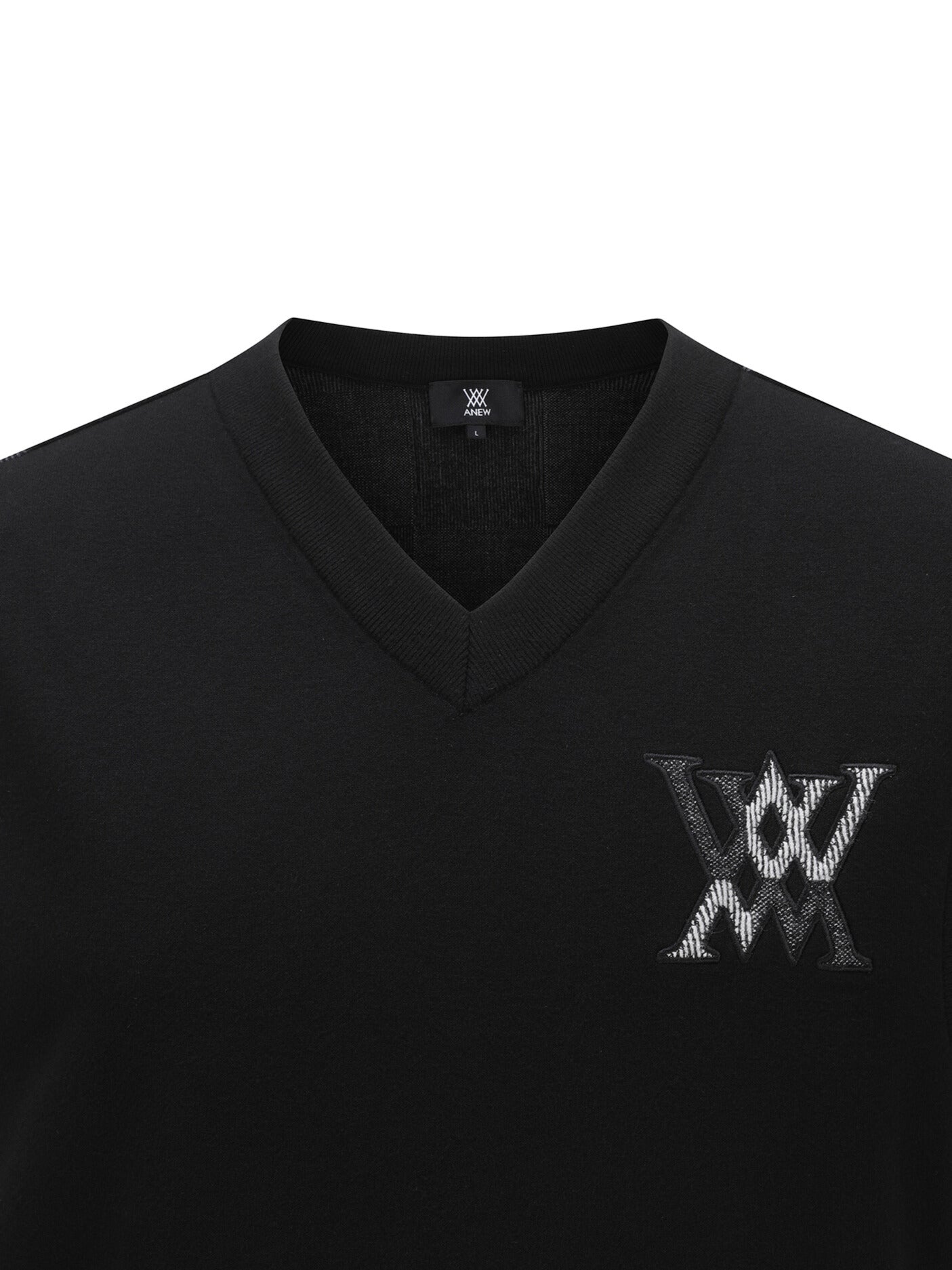 MEN CHECK BOARD V NECK VEST