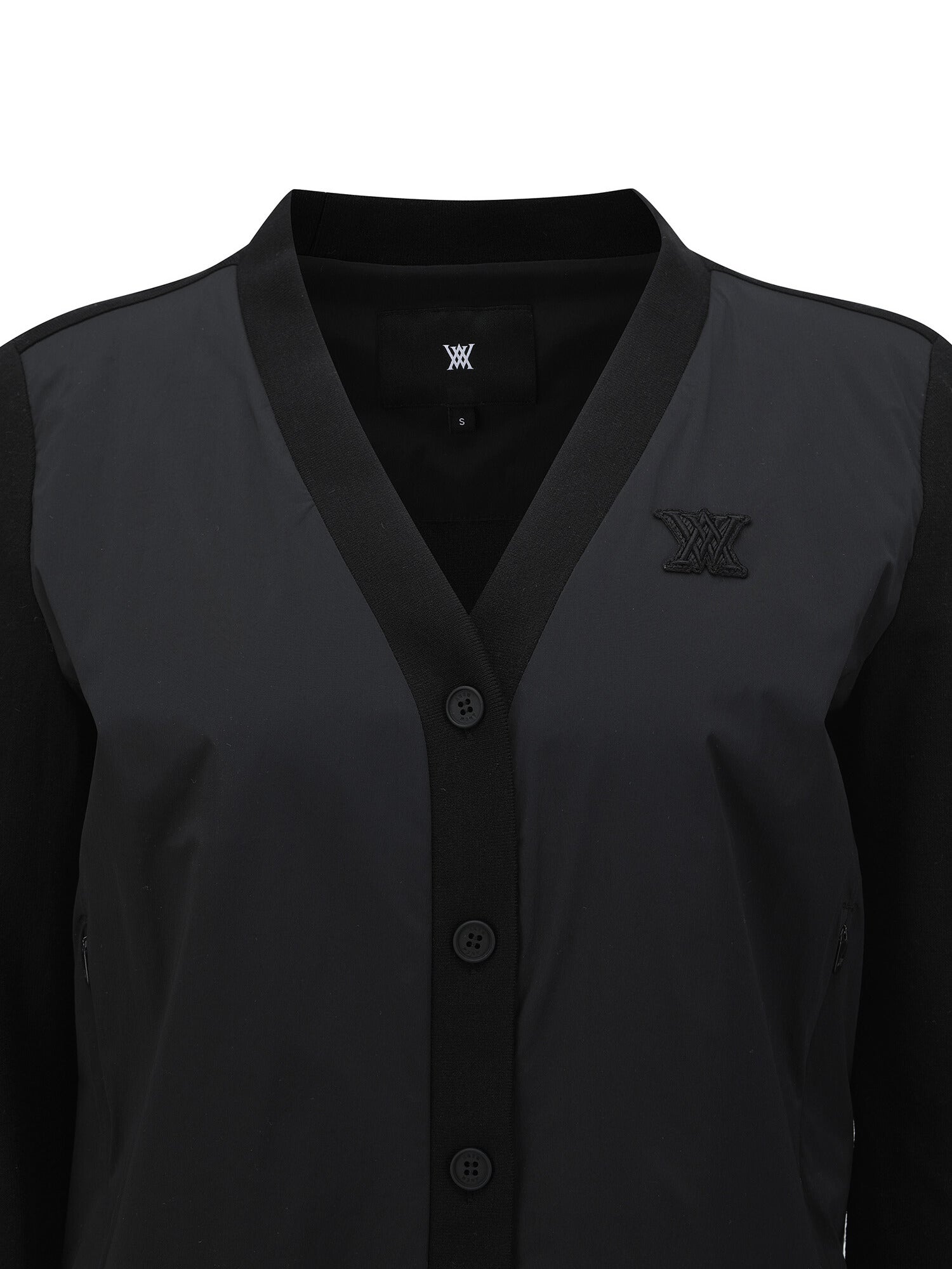 WOMEN LINE BLOCK BUTTON JACKET