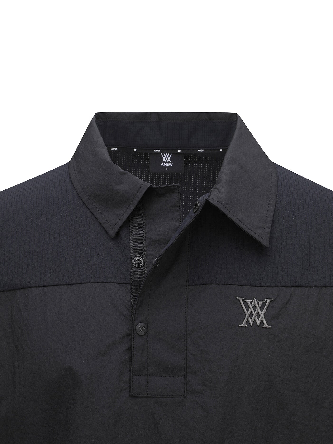 MEN WOOVEN PACTCH POINT SHORT T-SHIRT