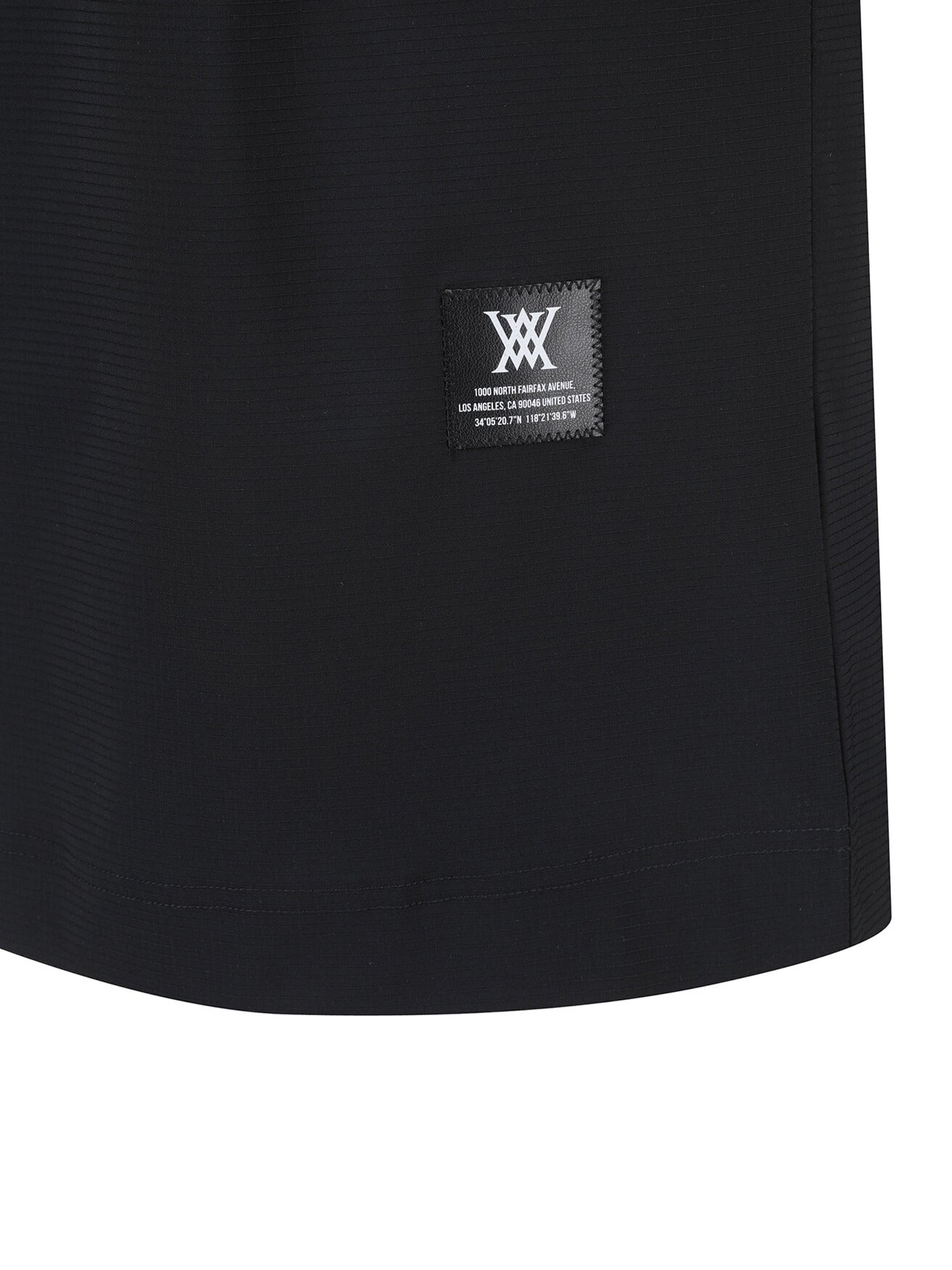 MEN WOOVEN SLEEVE CREW NECK