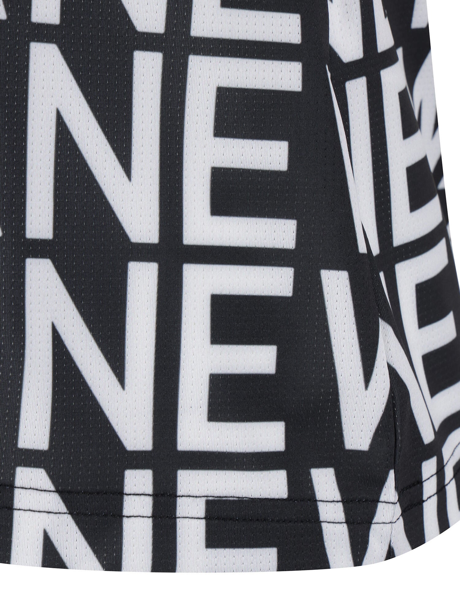 WOMEN SM LOGO PATTERN SHORT T-SHIRT