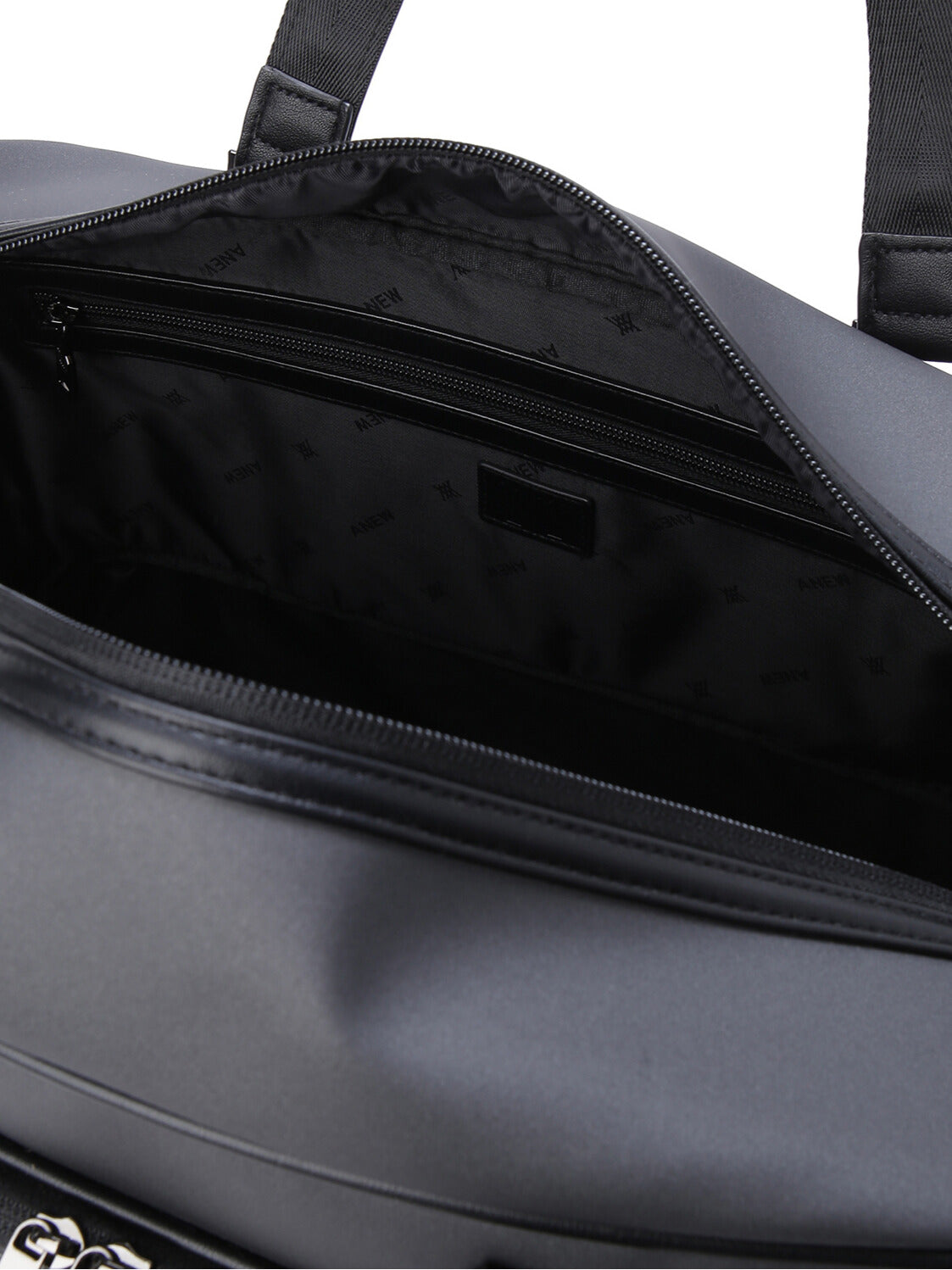 DOUBLE LOGO BOSTON BAG