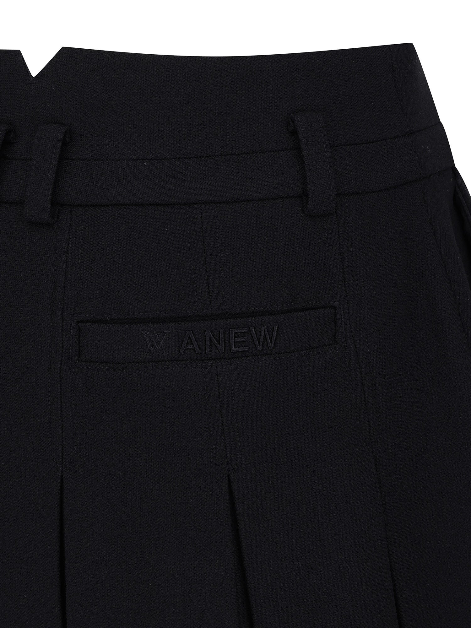 WOMEN WI BRUSHED FLEECE PLEATED SKIRT