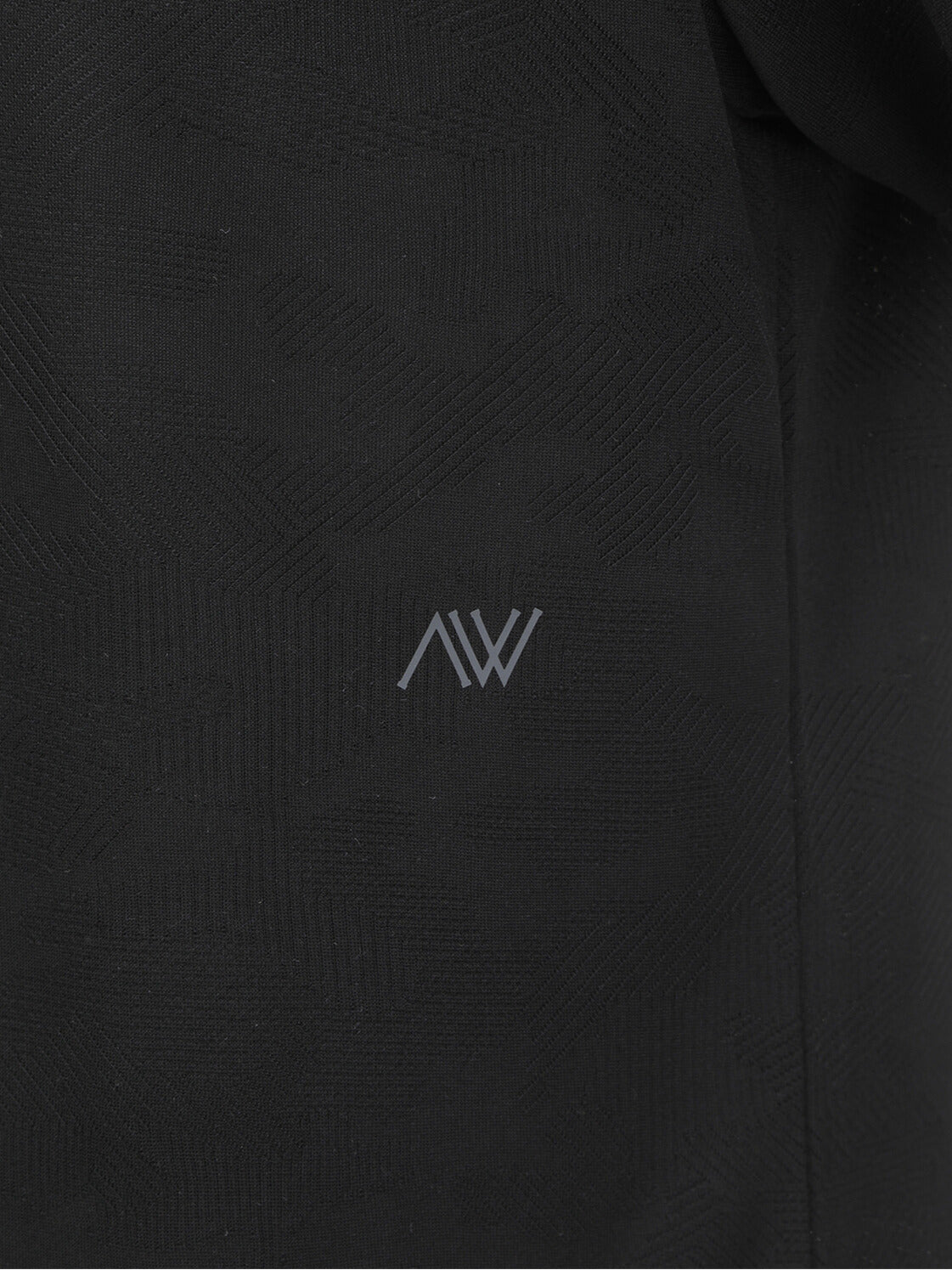 MEN JACQUARD COLLAR SHORT T-SHIRT