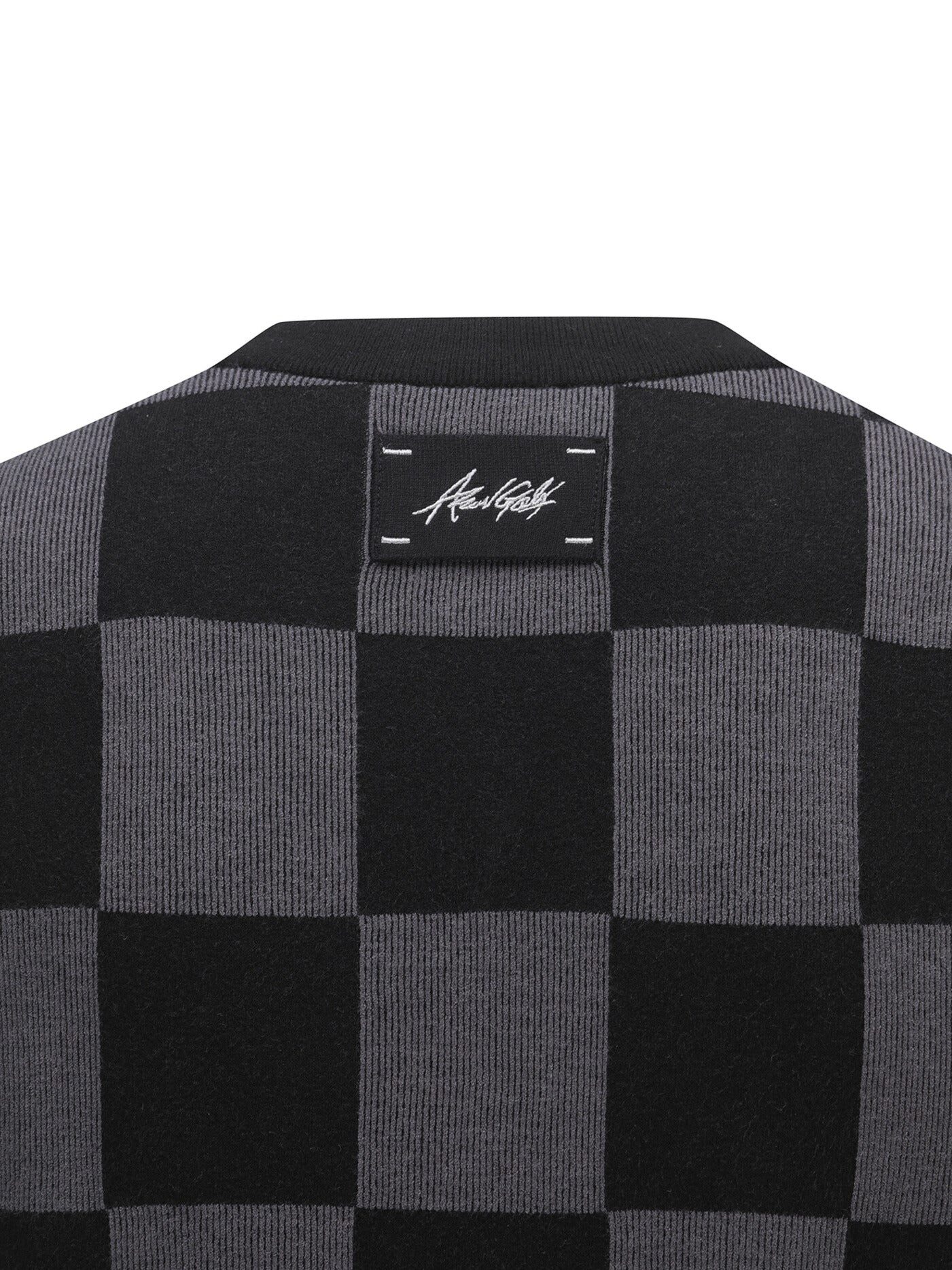 MEN CHECK BOARD V NECK VEST