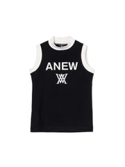 WOMEN SLEEVELESS MOCK NECK SHIRT JAPAN LIMITED