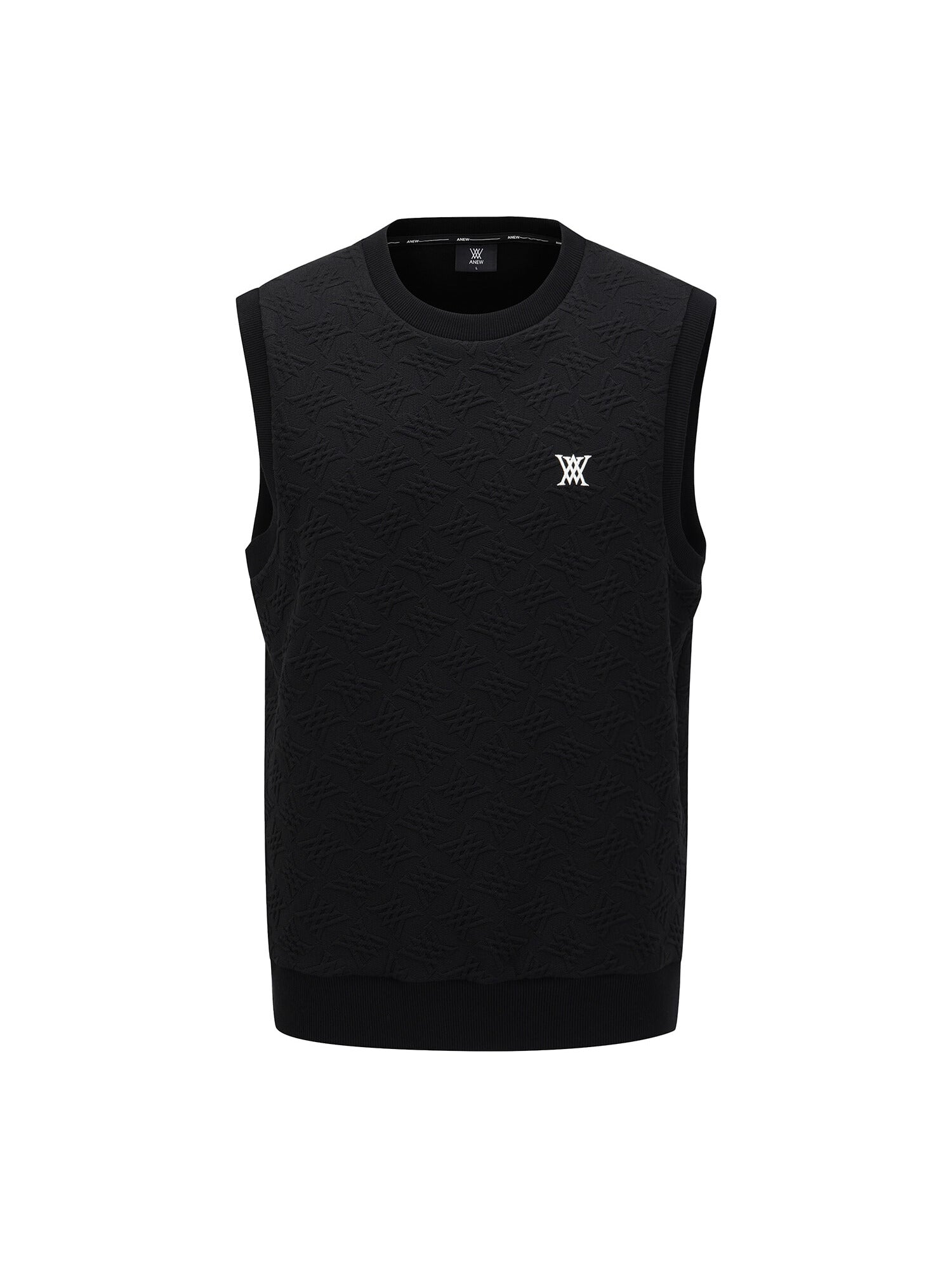 MEN FA LOGO PATTERN JERSEY VEST