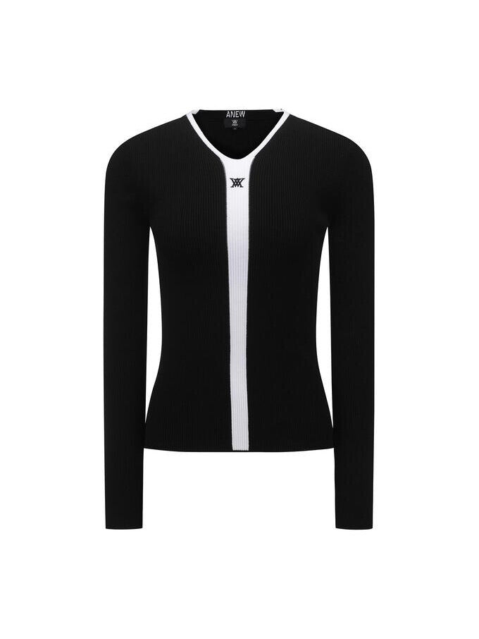 WOMEN V NECK PULLOVER