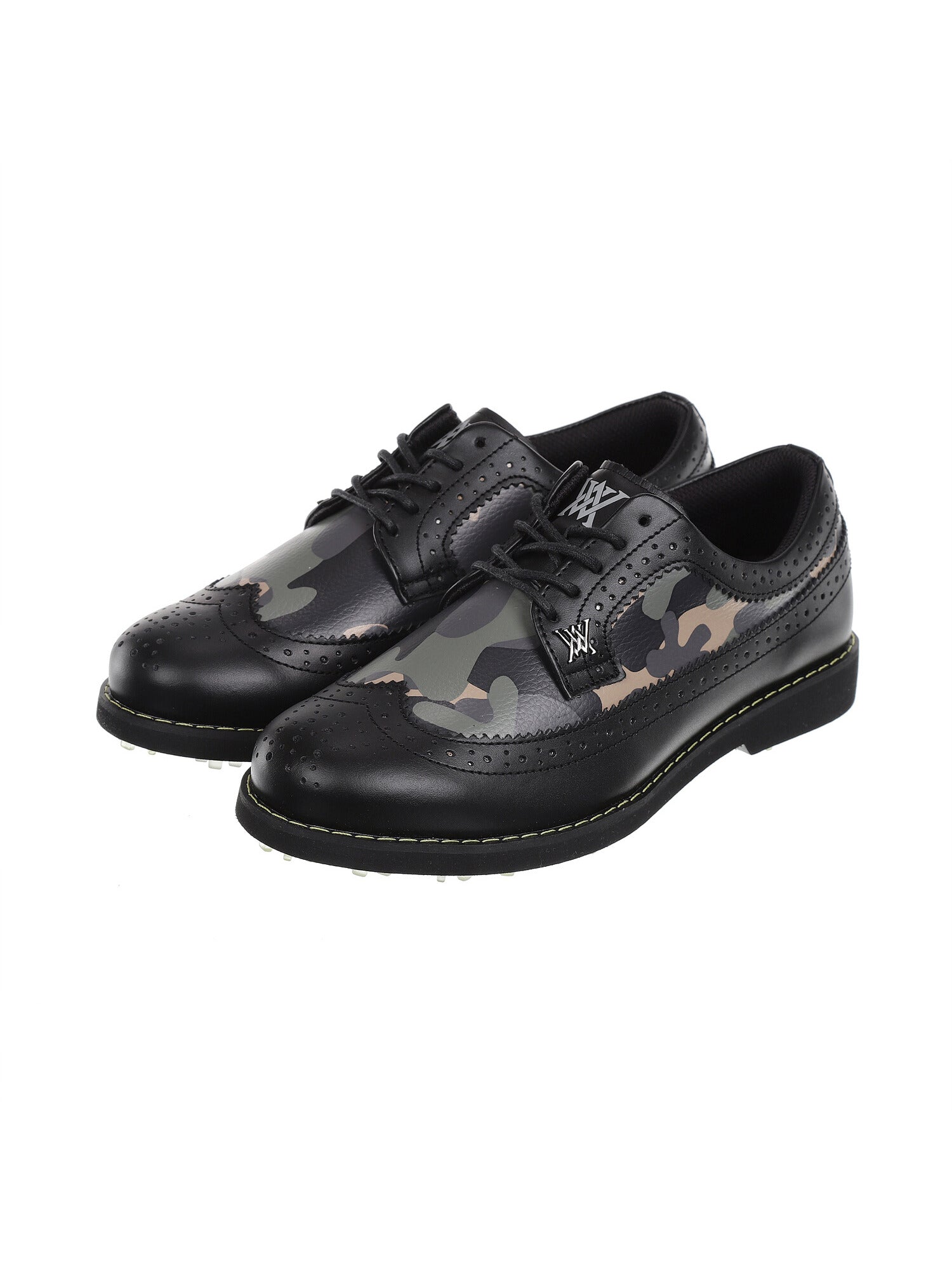 WOMEN Camo Wing Tip Brogue Shoes