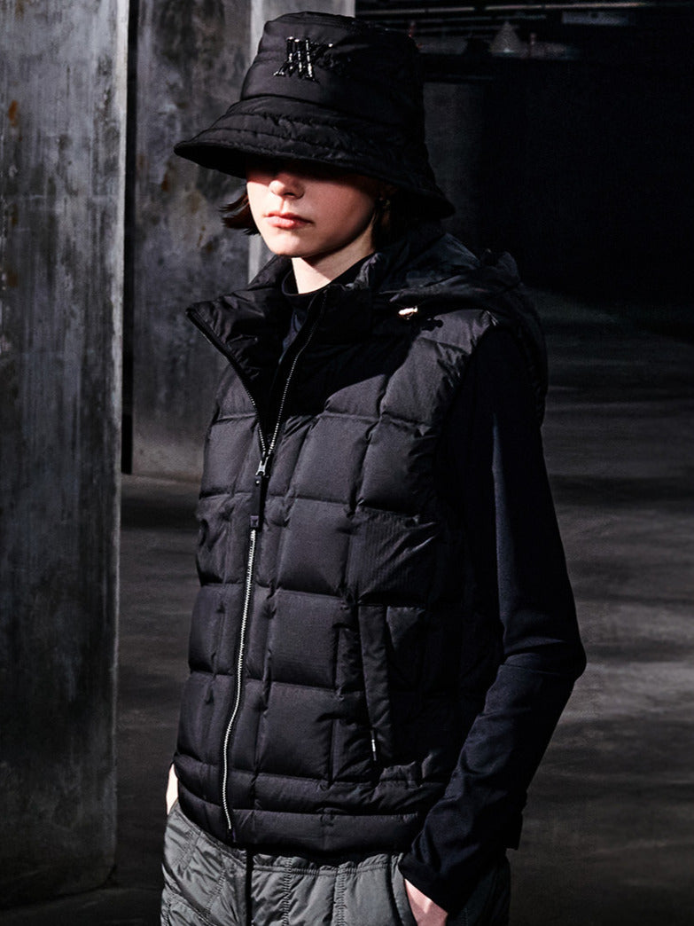WOMEN WI HEAVY SHADOW SWING DOWN VEST
