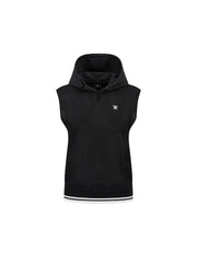 WOMEN HOODED KNIT VEST