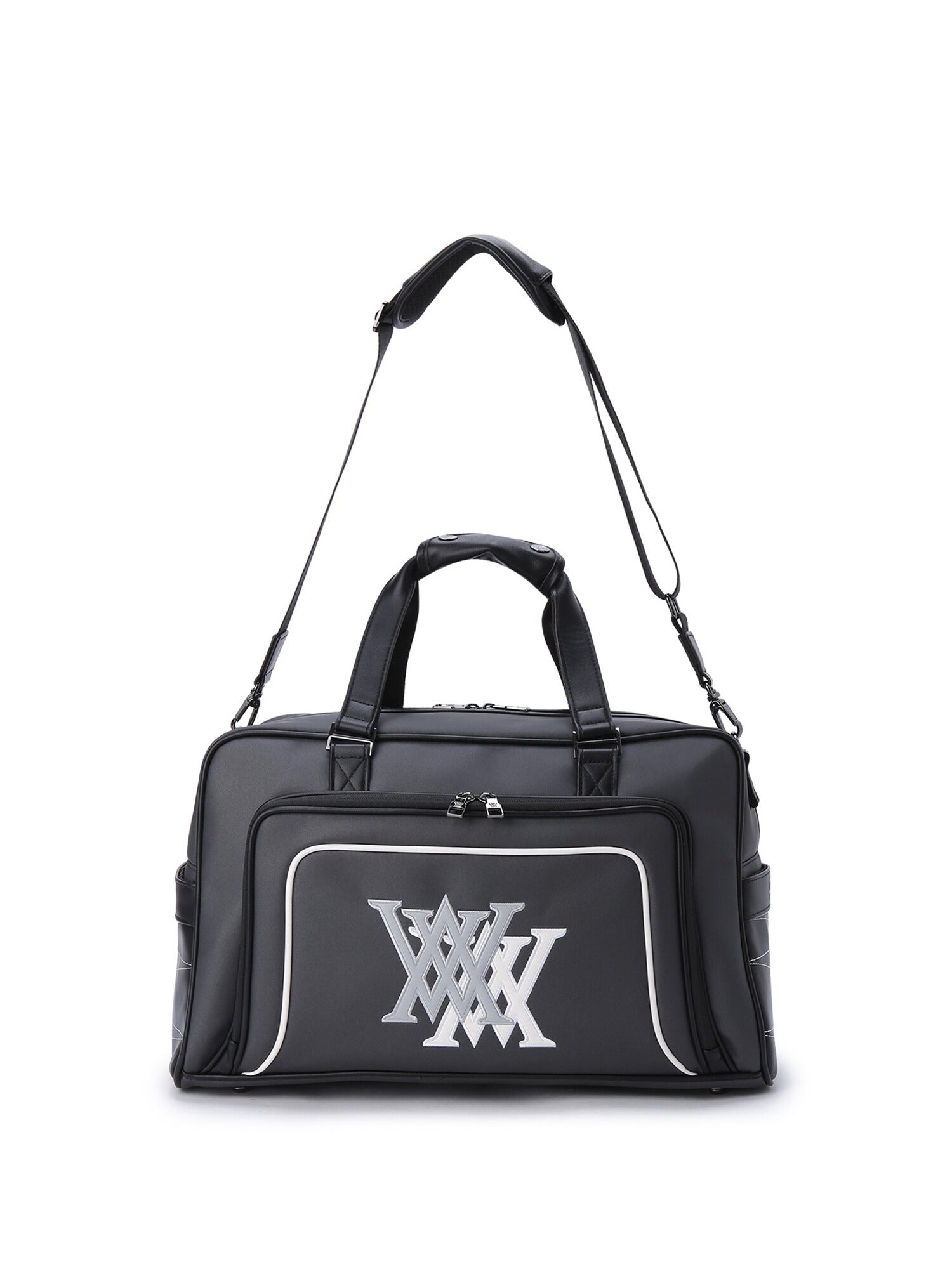 DOUBLE LOGO BOSTON BAG