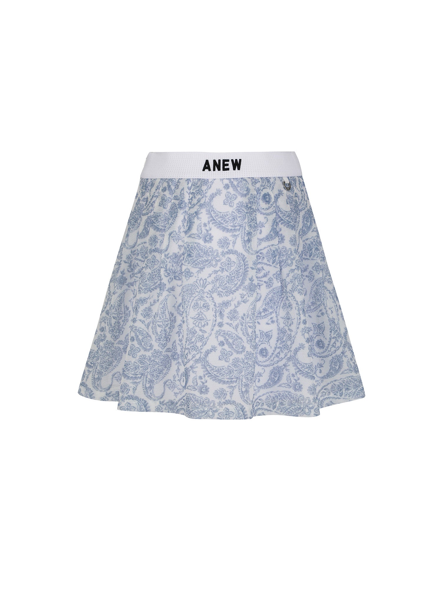 WOMEN PAISLEY FLARE SKIRT