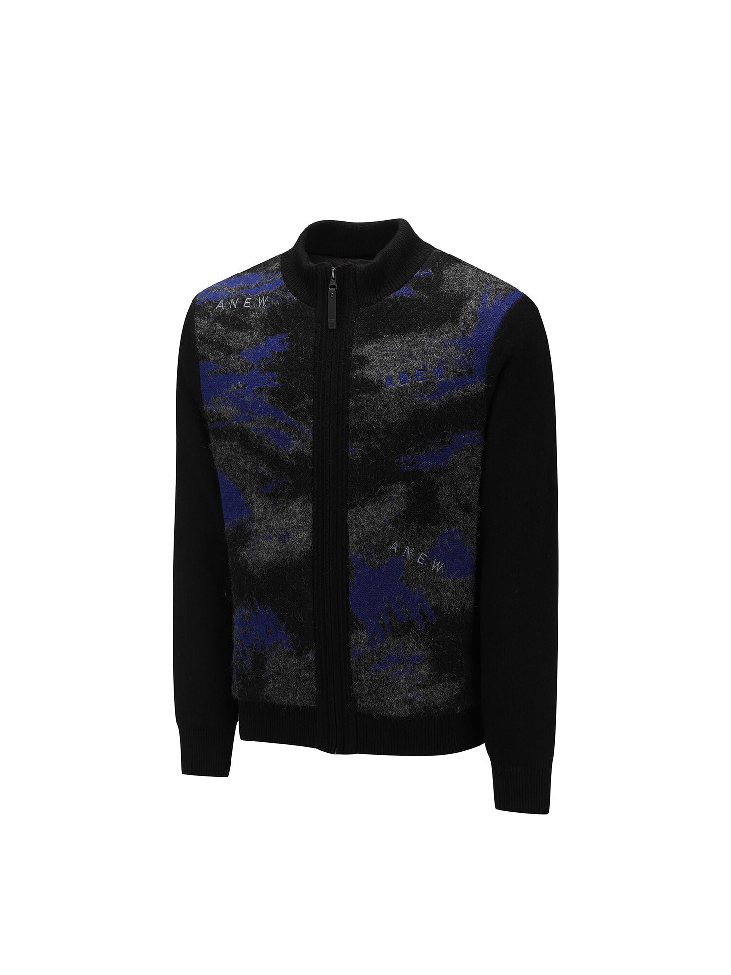 MEN WI BRUSHSTROKE WINDPROOF KNIT CARDIGAN