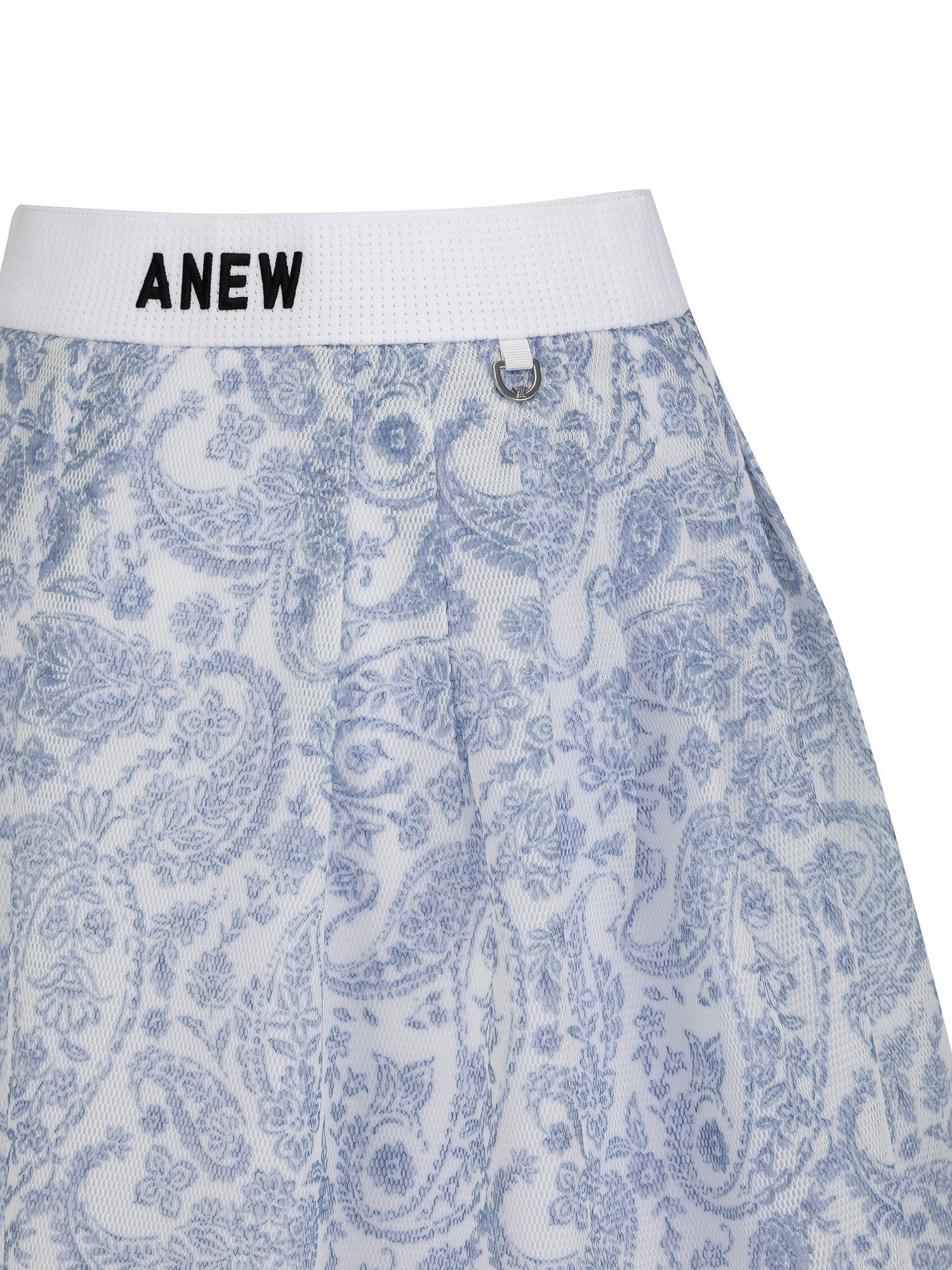 WOMEN PAISLEY FLARE SKIRT