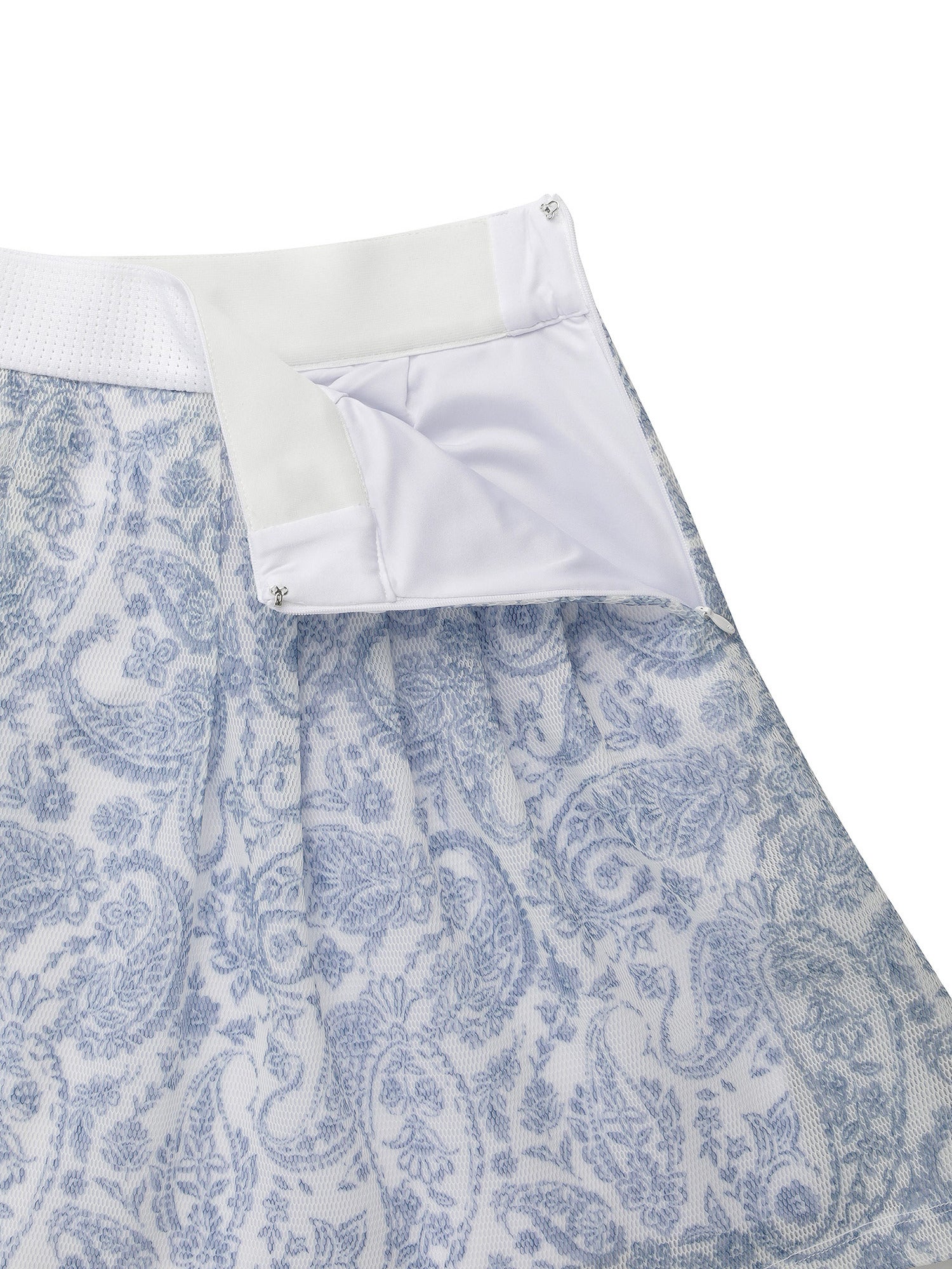 WOMEN PAISLEY FLARE SKIRT