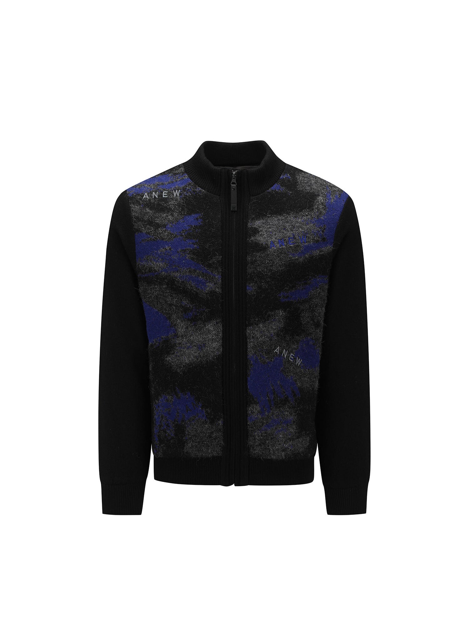 MEN WI BRUSHSTROKE WINDPROOF KNIT CARDIGAN