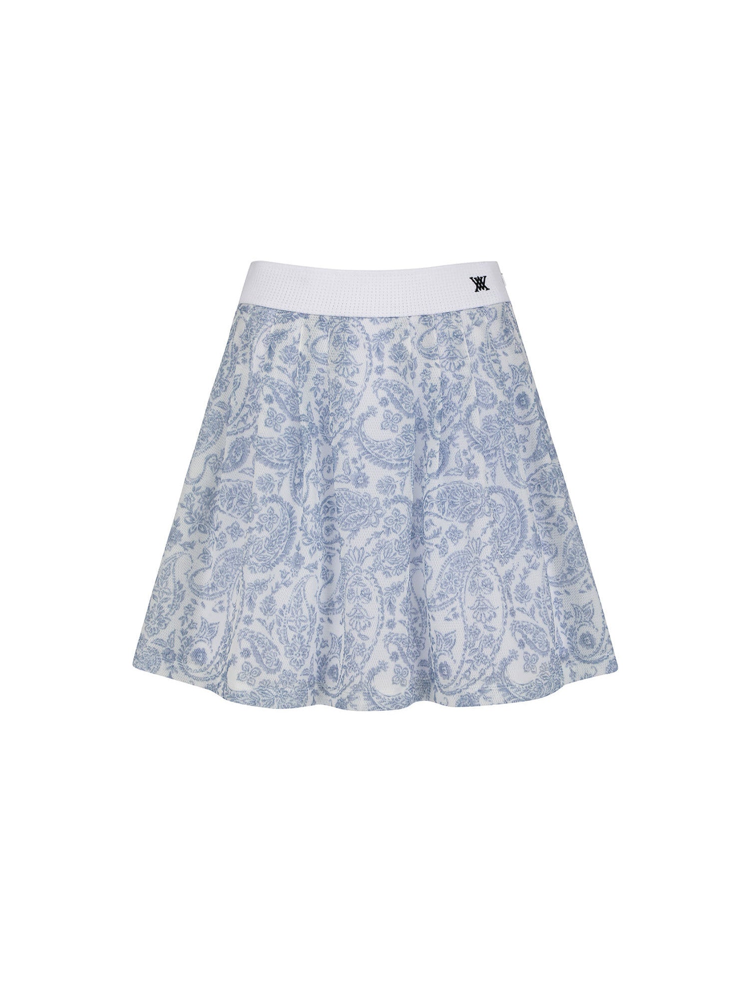 WOMEN PAISLEY FLARE SKIRT