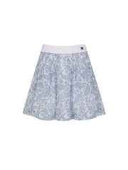 WOMEN PAISLEY FLARE SKIRT