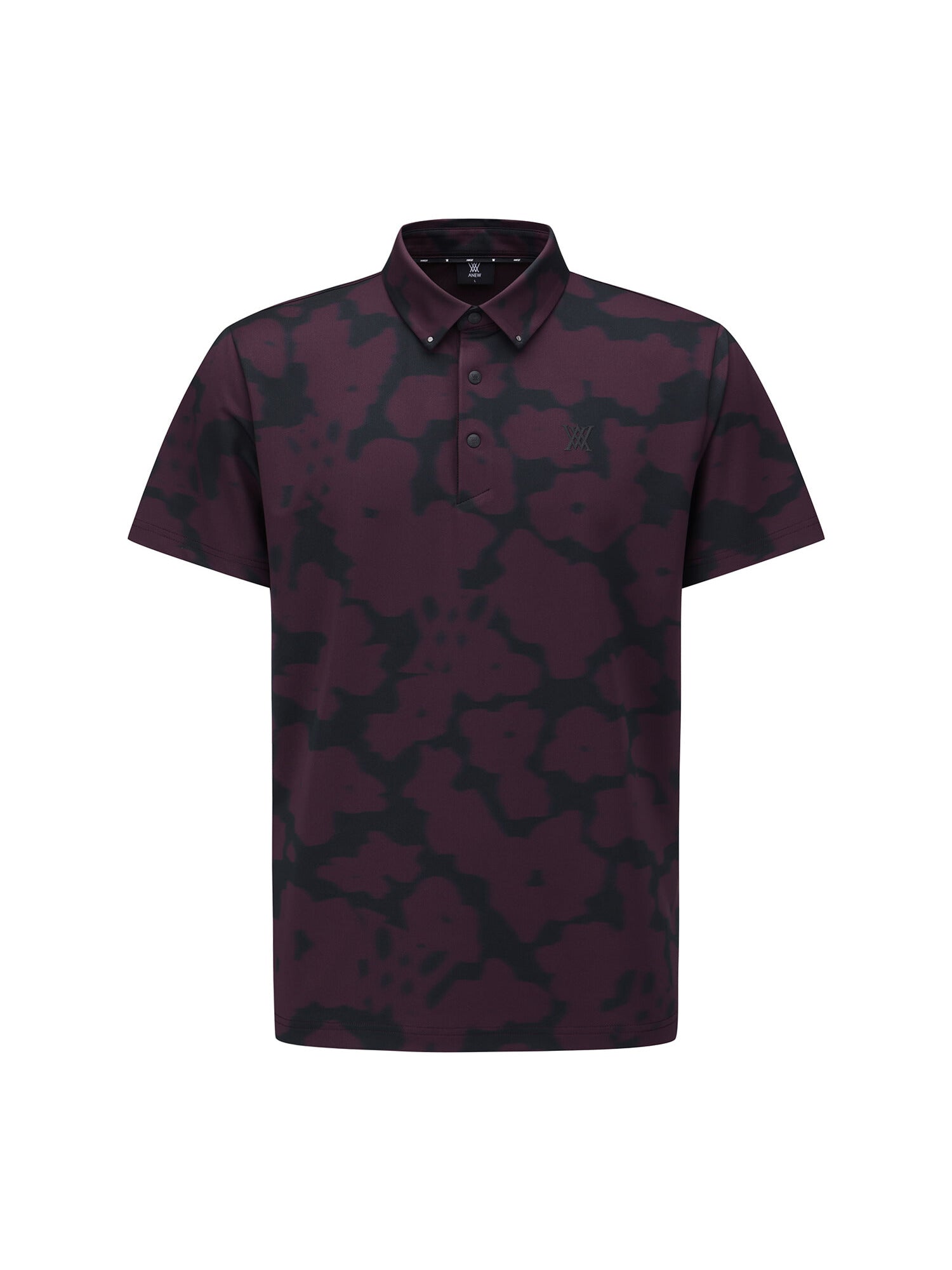 MEN FA FLOWER PATTERN SHORT T-SHIRT