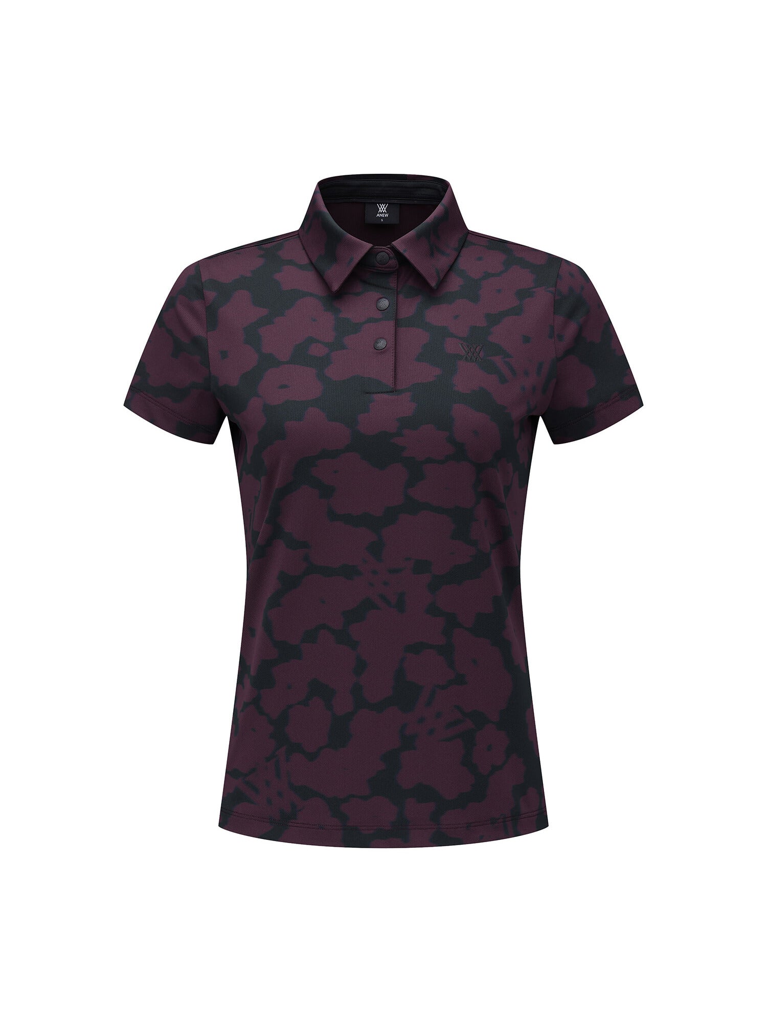 WOMEN FA FLOWER PATTERN SHORT T-SHIRT