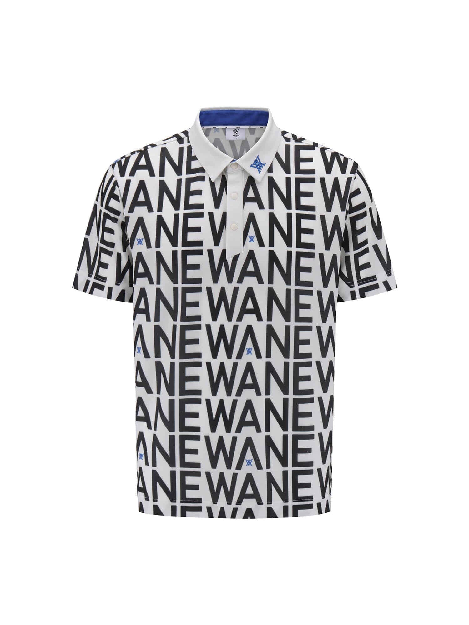 MEN SM LOGO PATTERN SHORT T-SHIRT