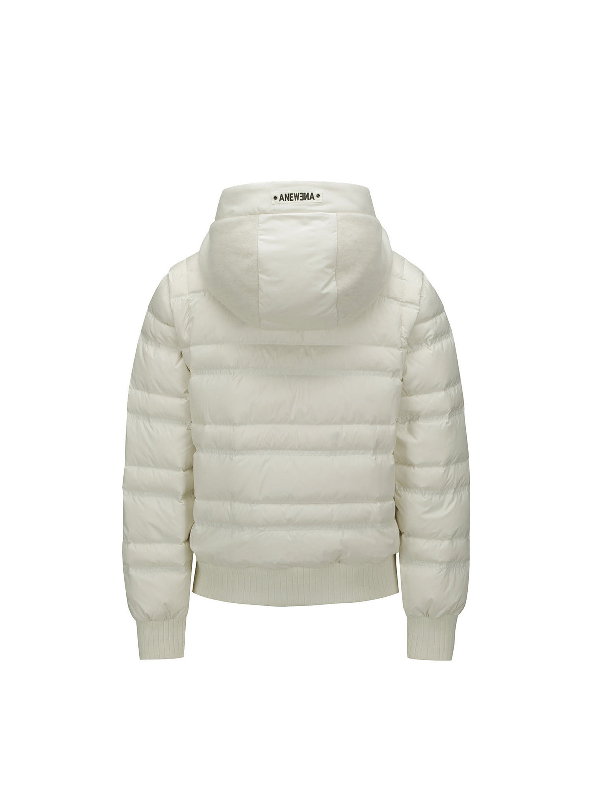 WOMEN WI HYBRID HOODED DOWN JACKET