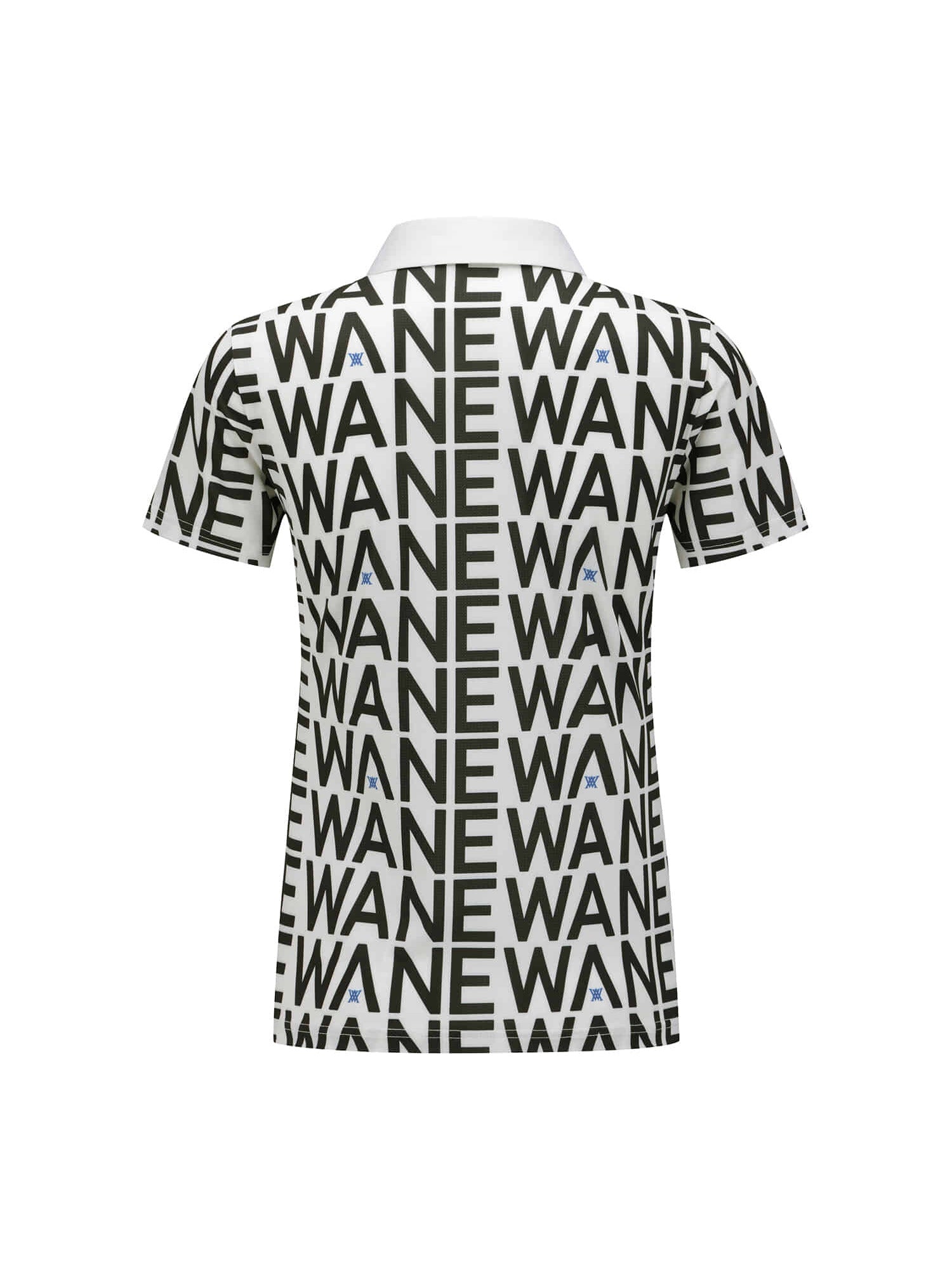 WOMEN SM LOGO PATTERN SHORT T-SHIRT