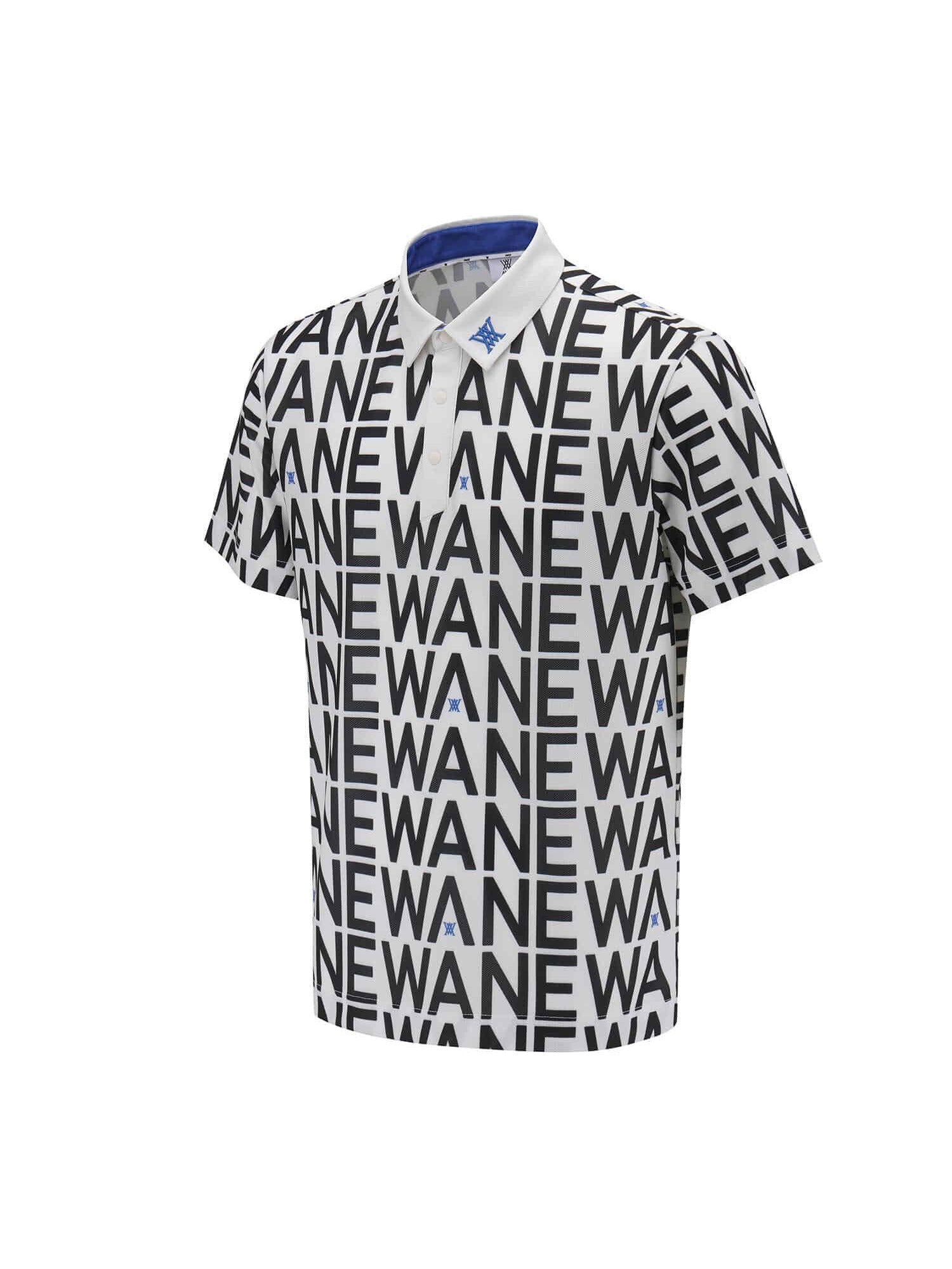 MEN SM LOGO PATTERN SHORT T-SHIRT
