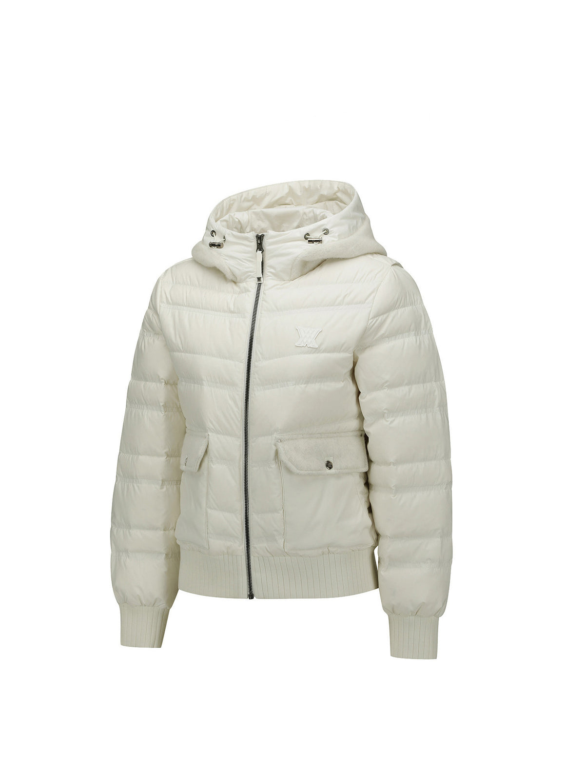 WOMEN WI HYBRID HOODED DOWN JACKET