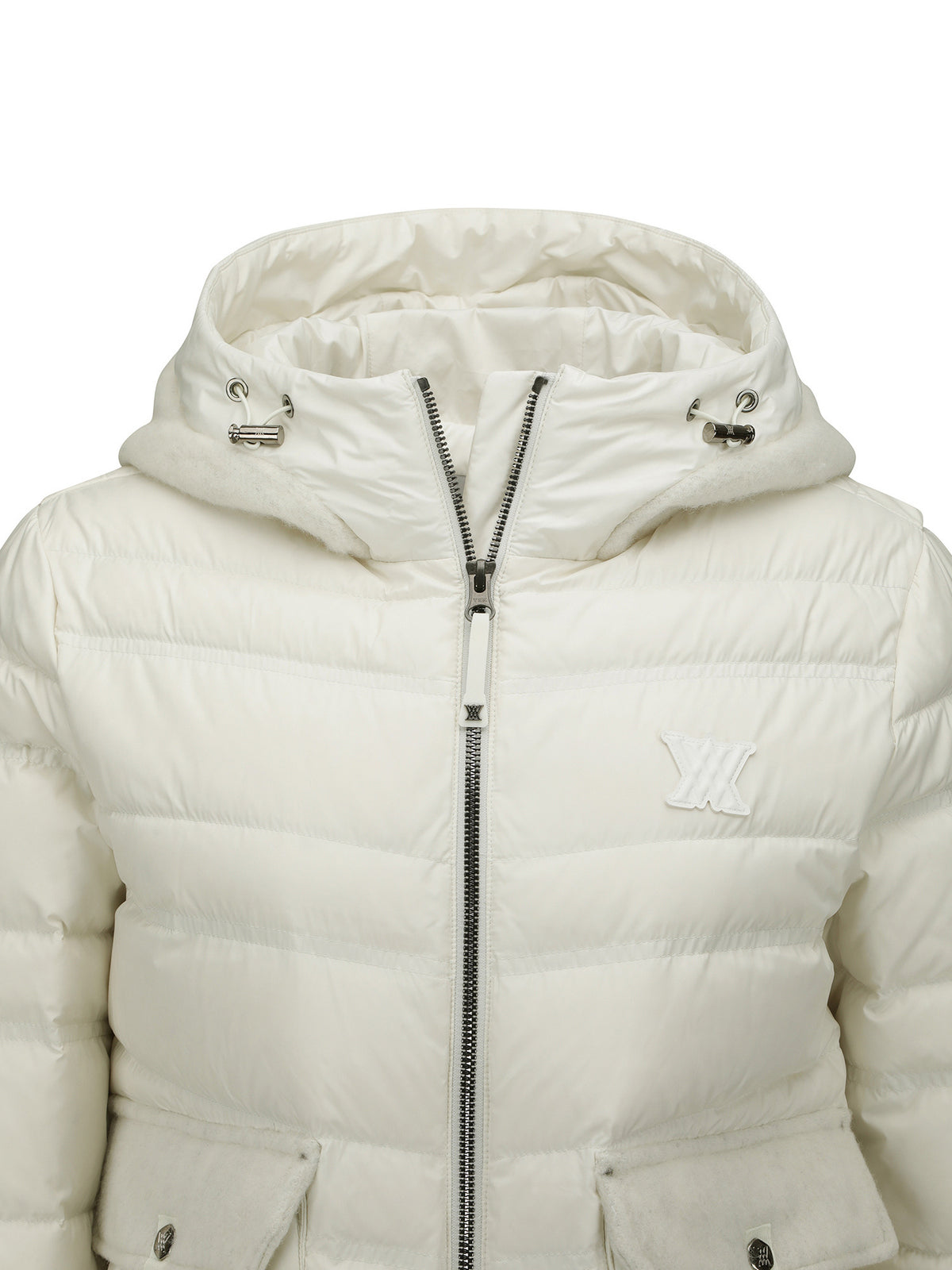WOMEN WI HYBRID HOODED DOWN JACKET