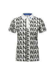 WOMEN SM LOGO PATTERN SHORT T-SHIRT