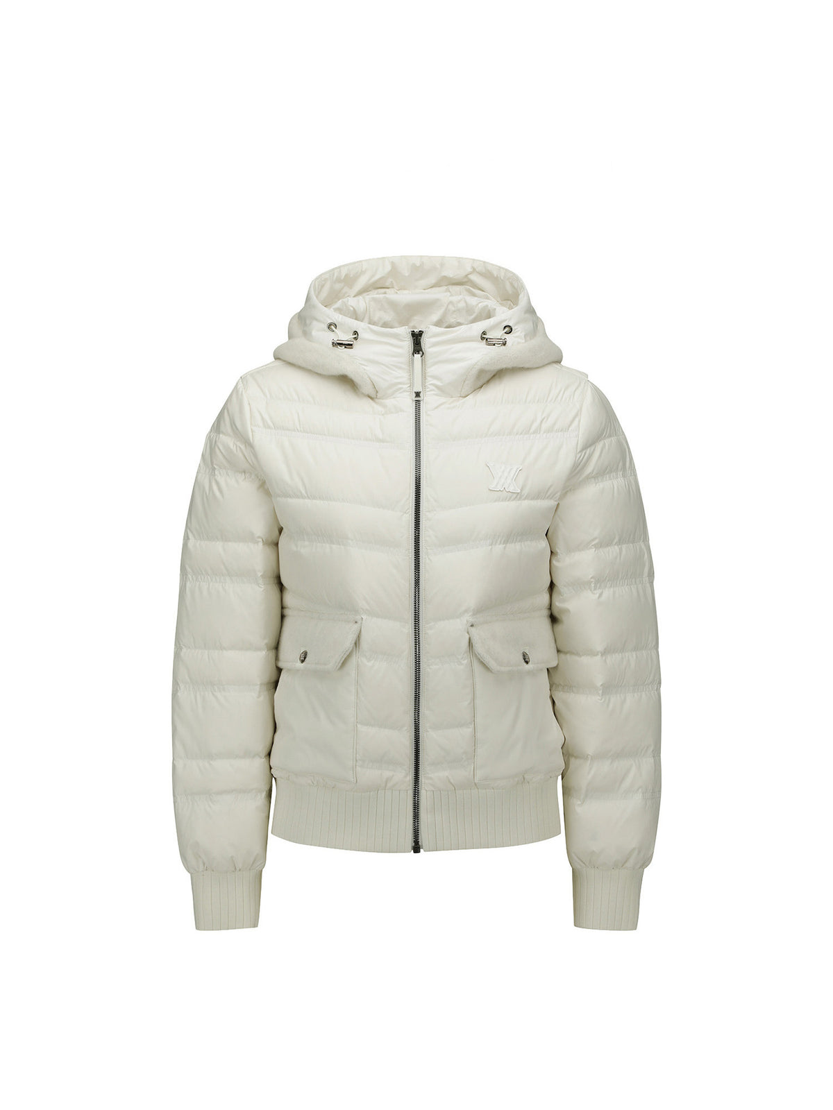 WOMEN WI HYBRID HOODED DOWN JACKET
