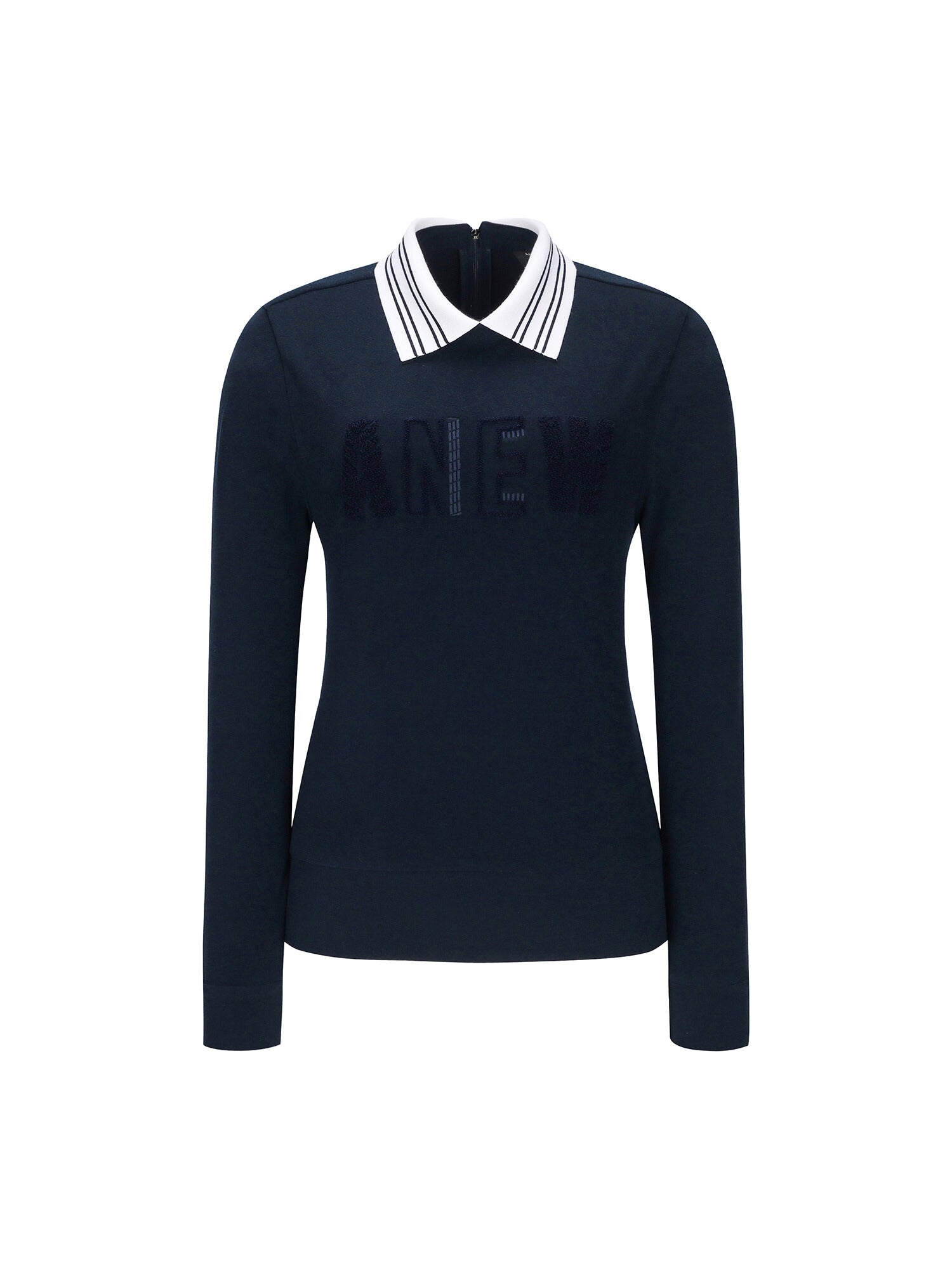 WOMEN BOUCLE EMBO LOGO L/TS