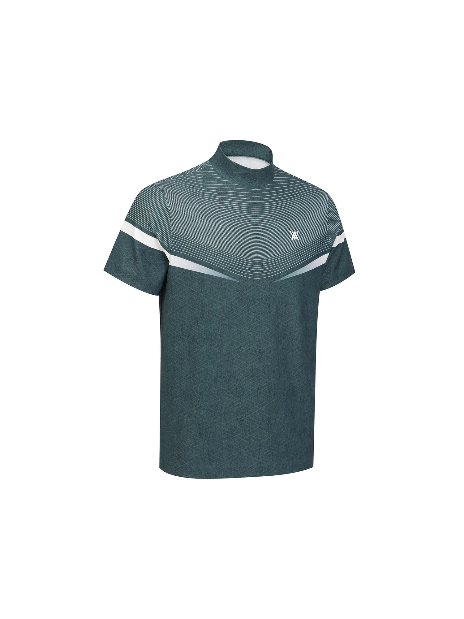 MEN MOCK NECK SHORT SLEEVE T-SHIRT