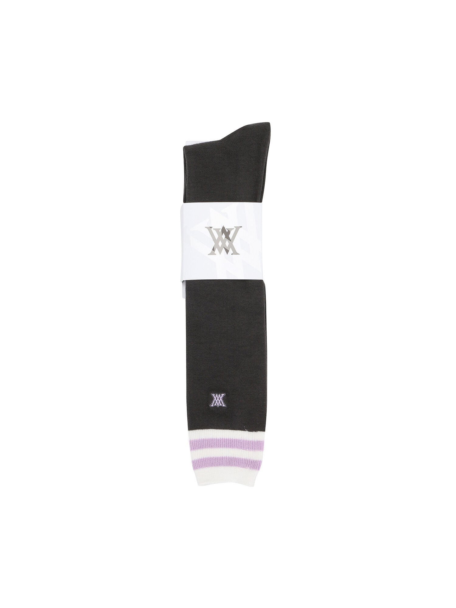 WOMEN TWO LINE POINTS KNEE SOCKS