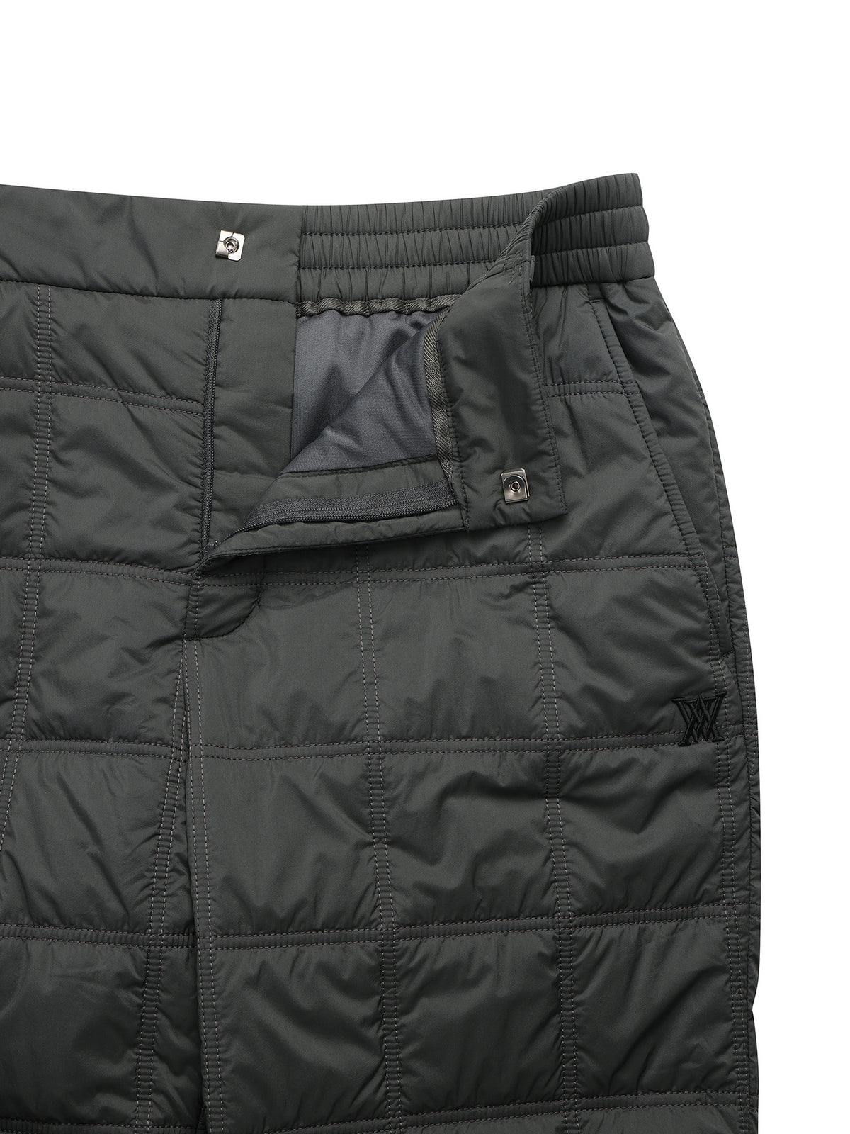 MEN WI SQUARE QUILT PADDED PANTS