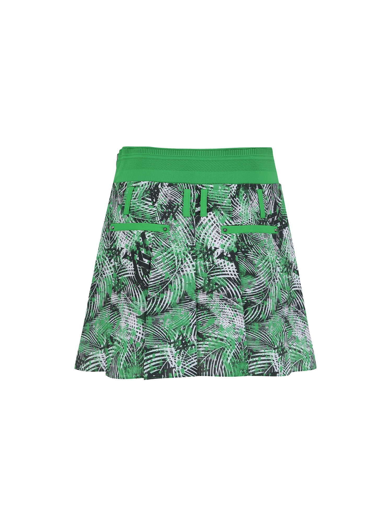 WOMEN SM BAND PLEATED SKIRT