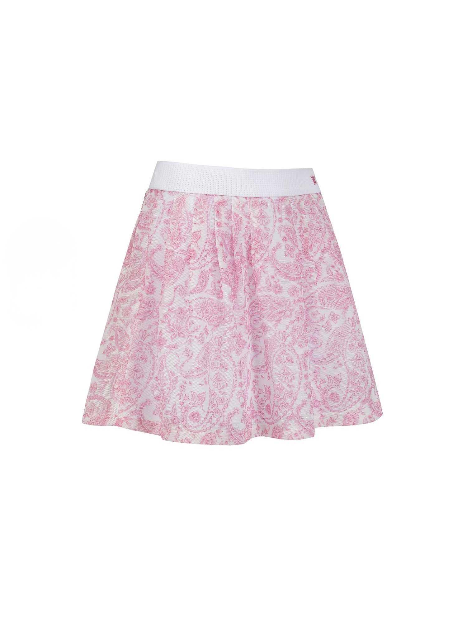 WOMEN PAISLEY FLARE SKIRT