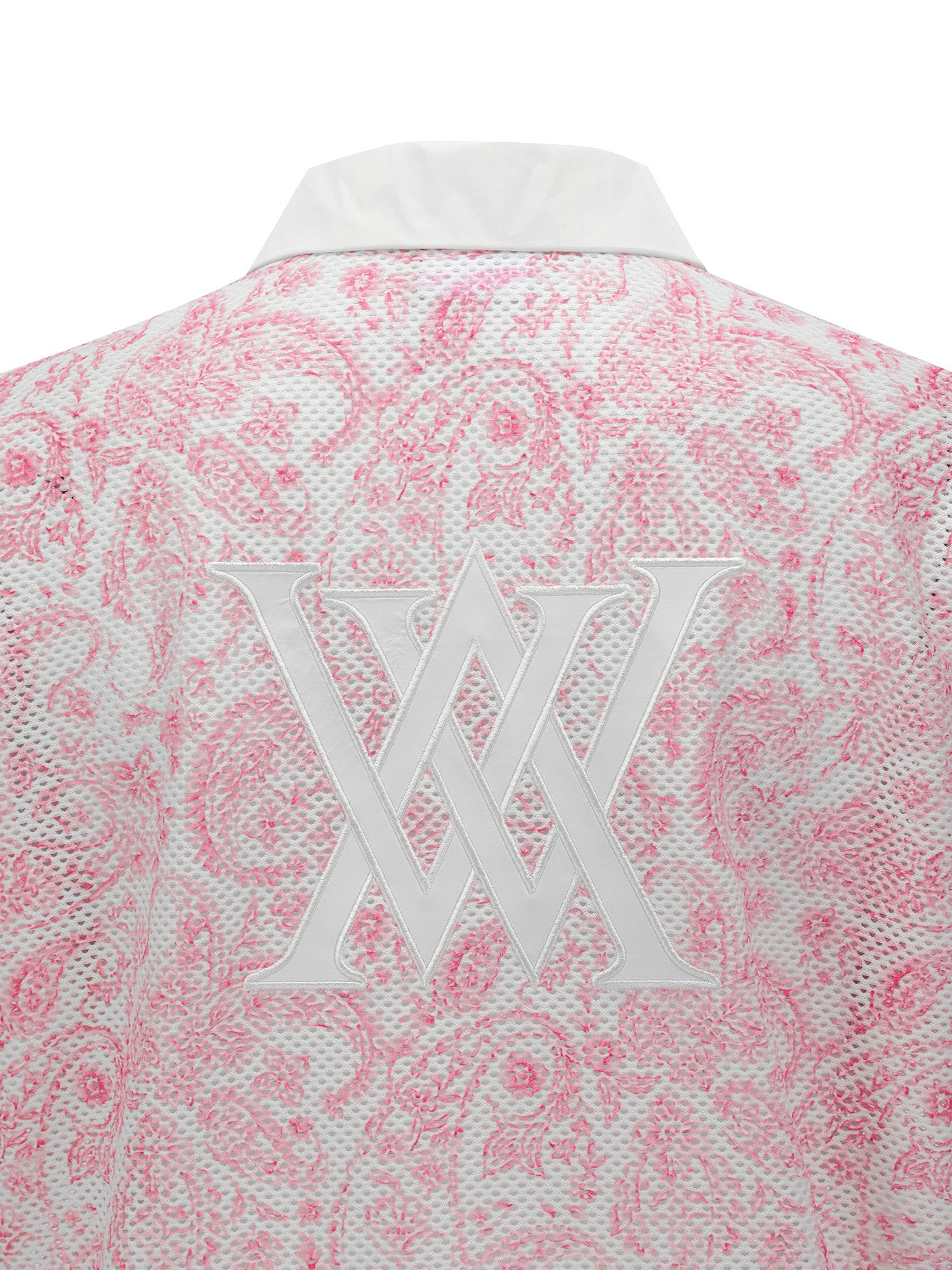 WOMEN PAISLEY MESH T-SHIRT