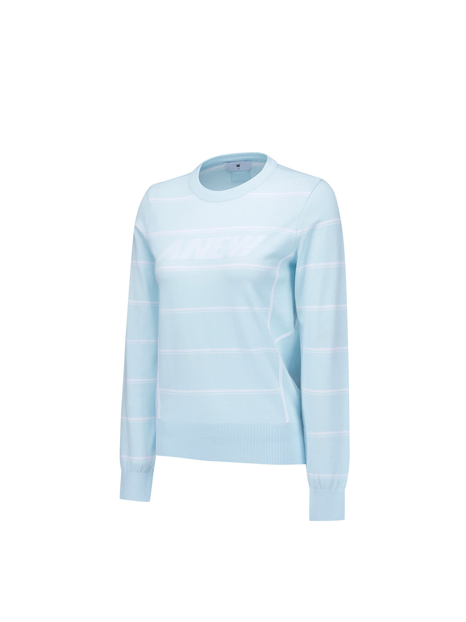 WOMEN STRIPE ROUND SWEATER