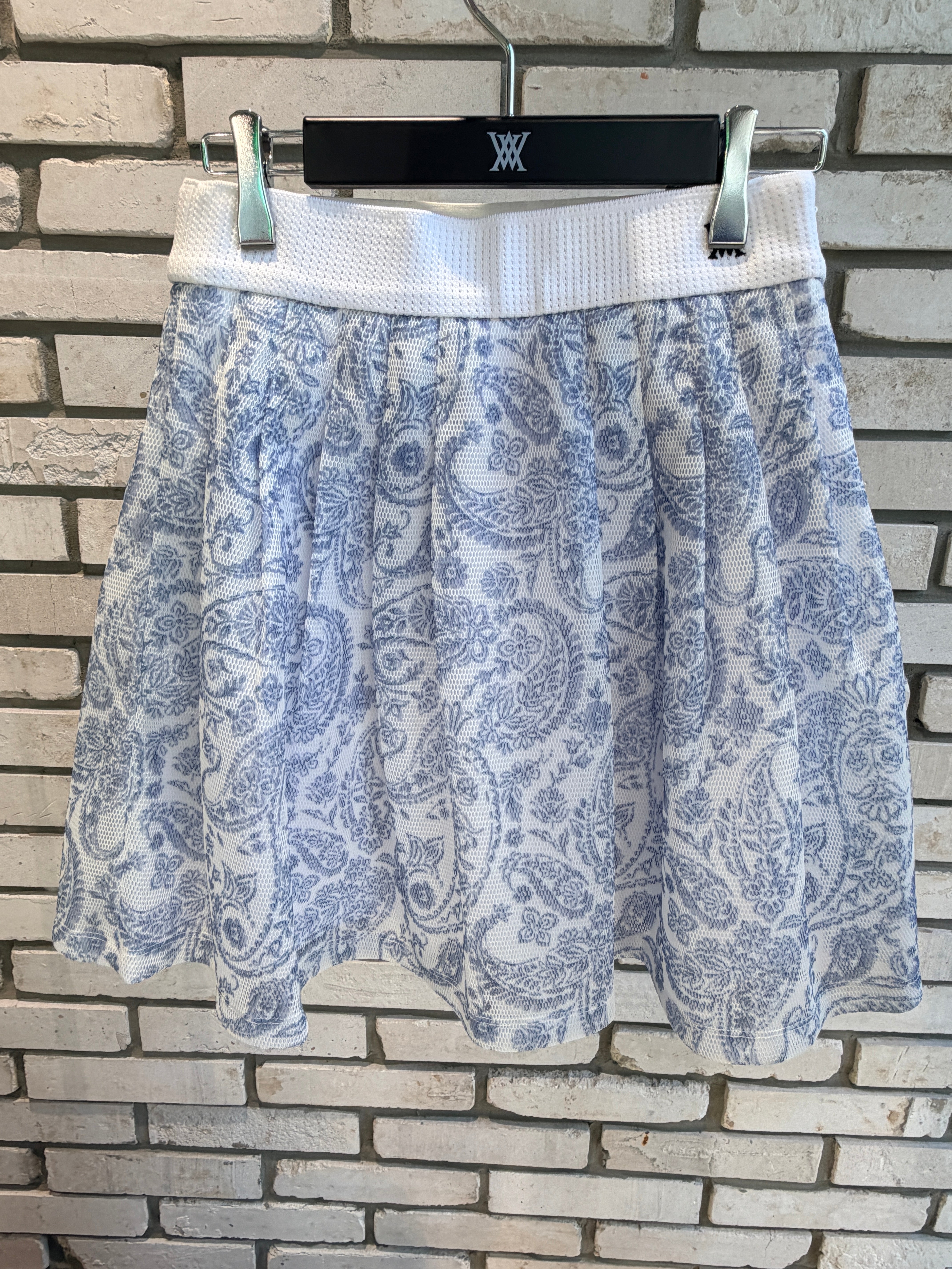 WOMEN PAISLEY FLARE SKIRT