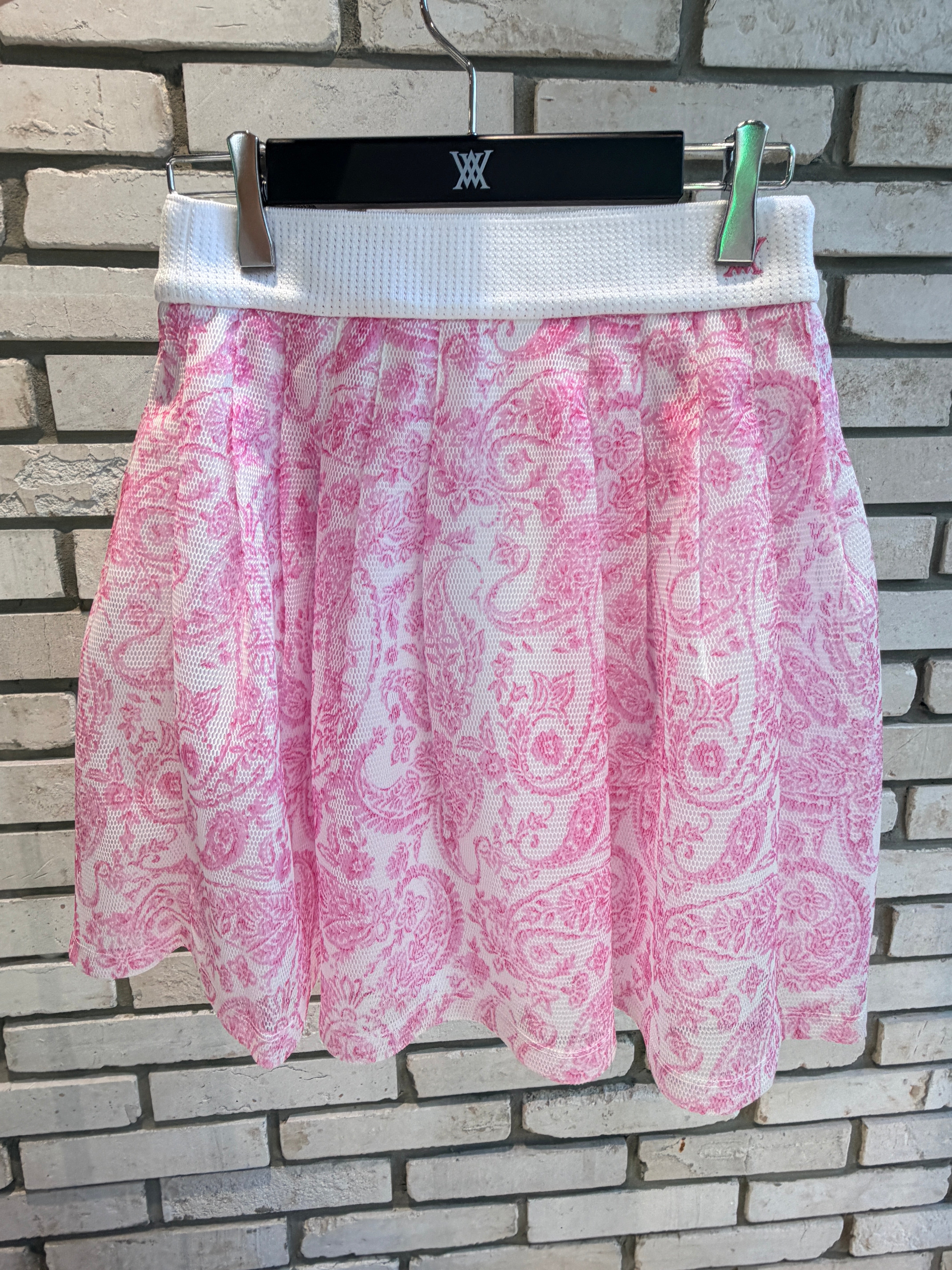 WOMEN PAISLEY FLARE SKIRT