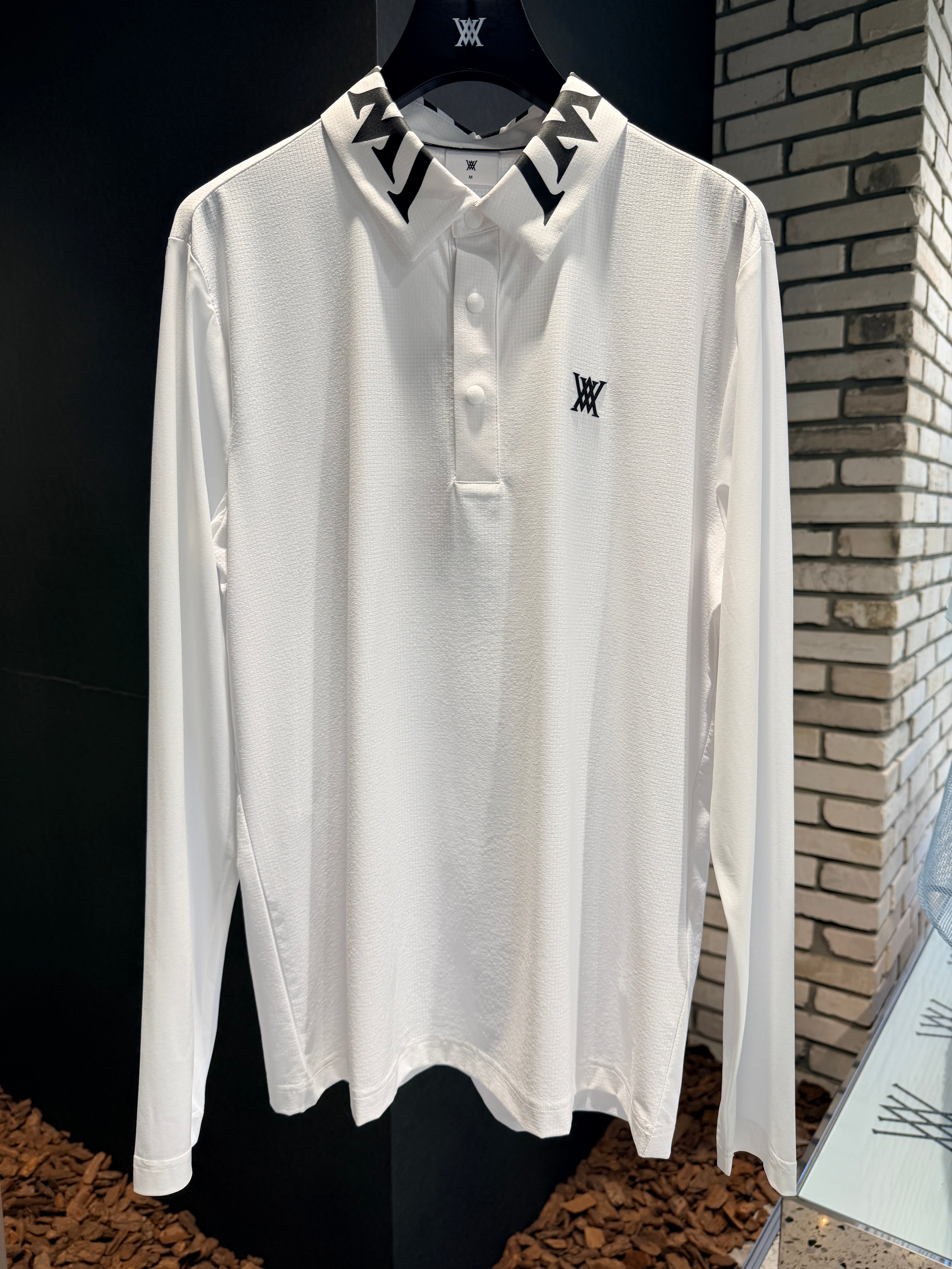 MEN COLLAR POINT LONG T-SHIRT