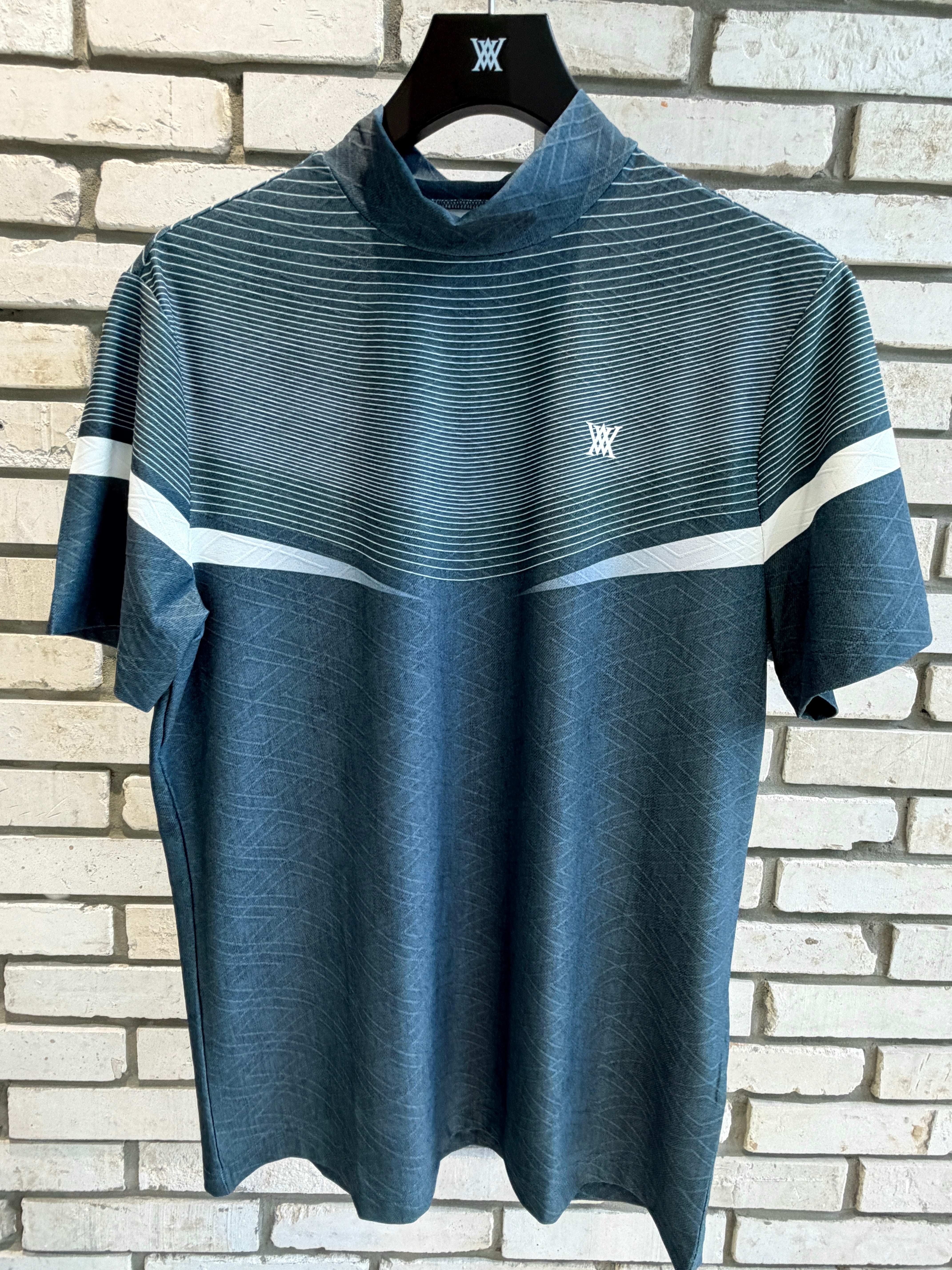 MEN MOCK NECK SHORT SLEEVE T-SHIRT