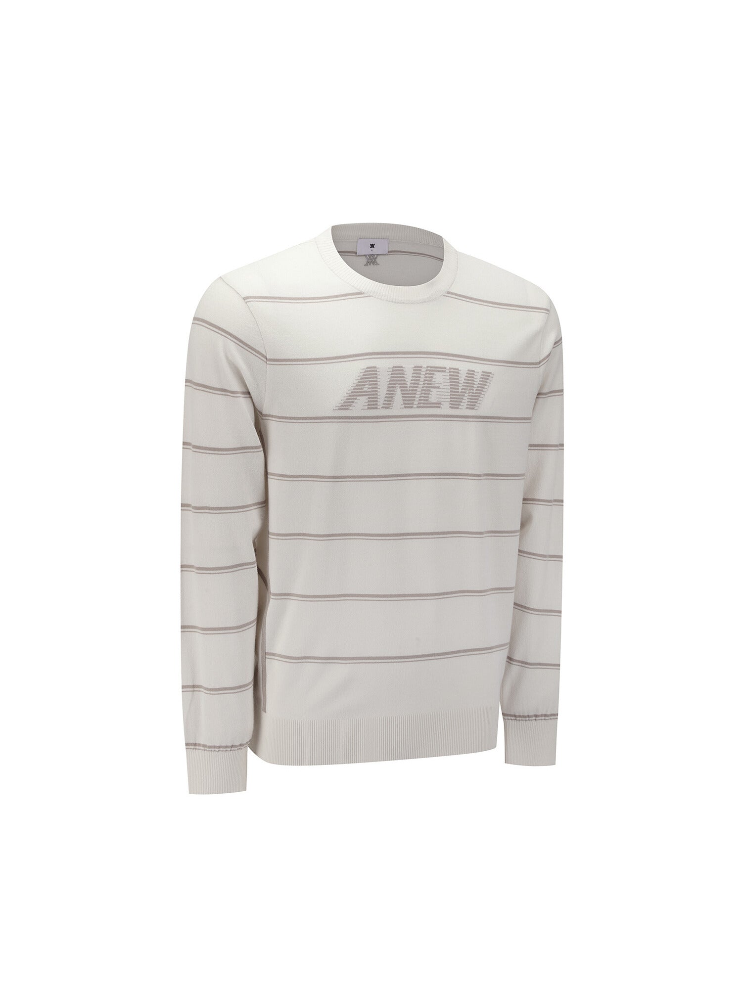 MEN STRIPE ROUND SWEATER