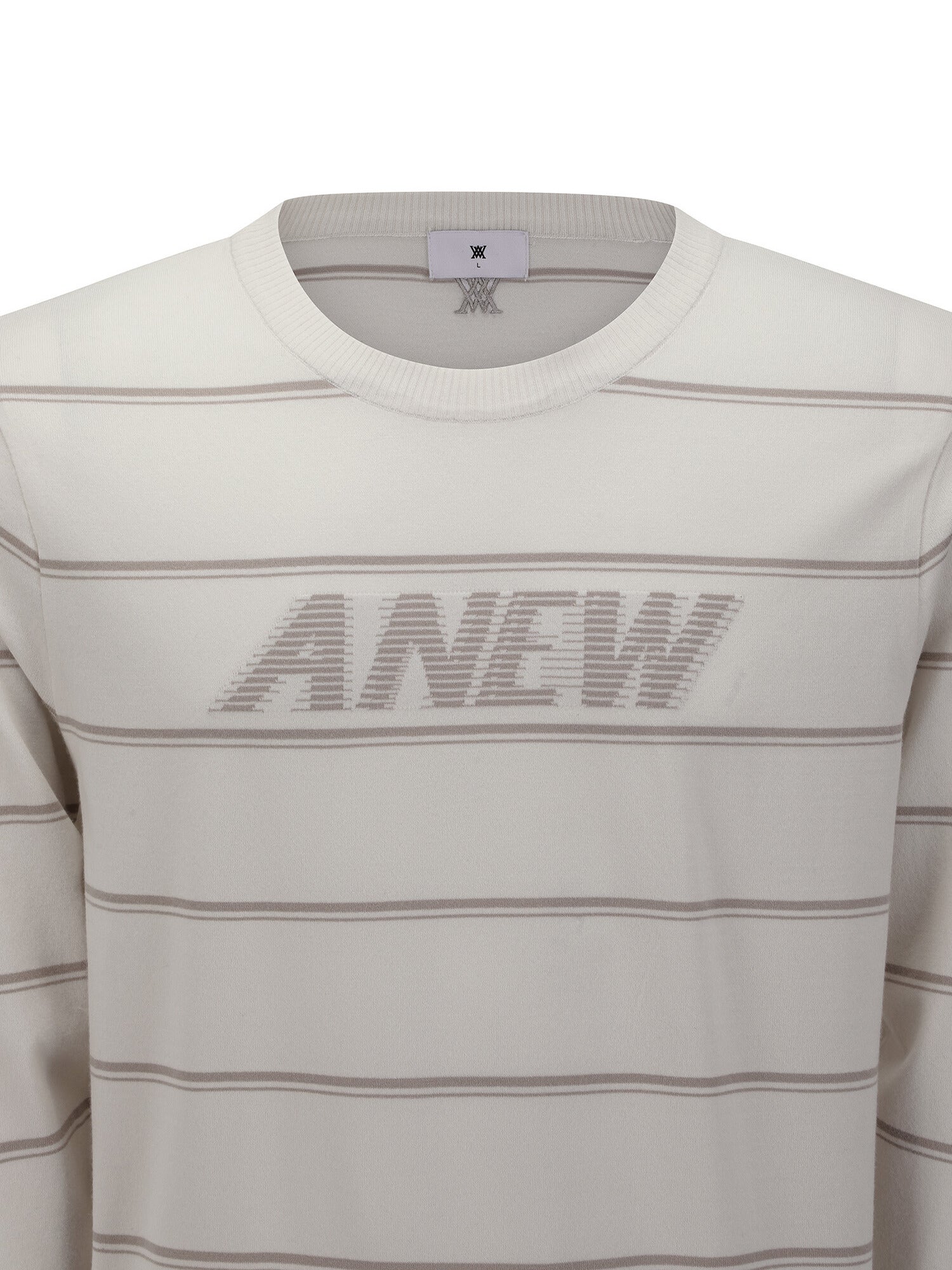 MEN STRIPE ROUND SWEATER