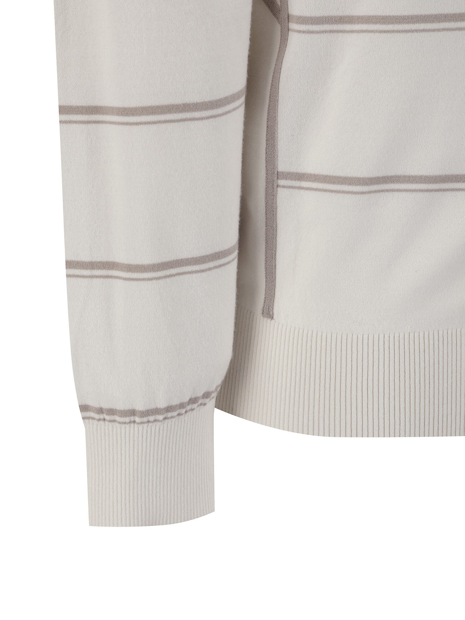 MEN STRIPE ROUND SWEATER
